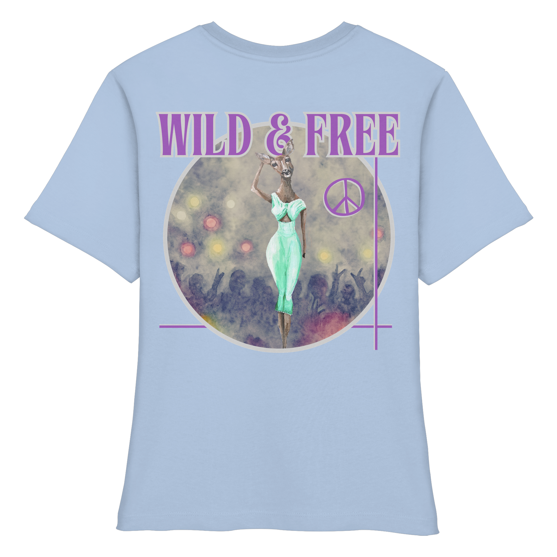 Bio Women Shirt - Kalli Wife "Wild & Free" - Fitted Ladies Organic Shirt