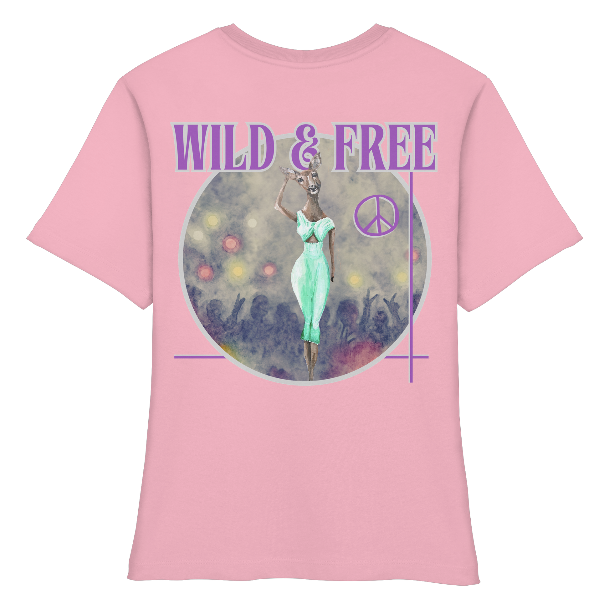 Bio Women Shirt - Kalli Wife "Wild & Free" - Fitted Ladies Organic Shirt
