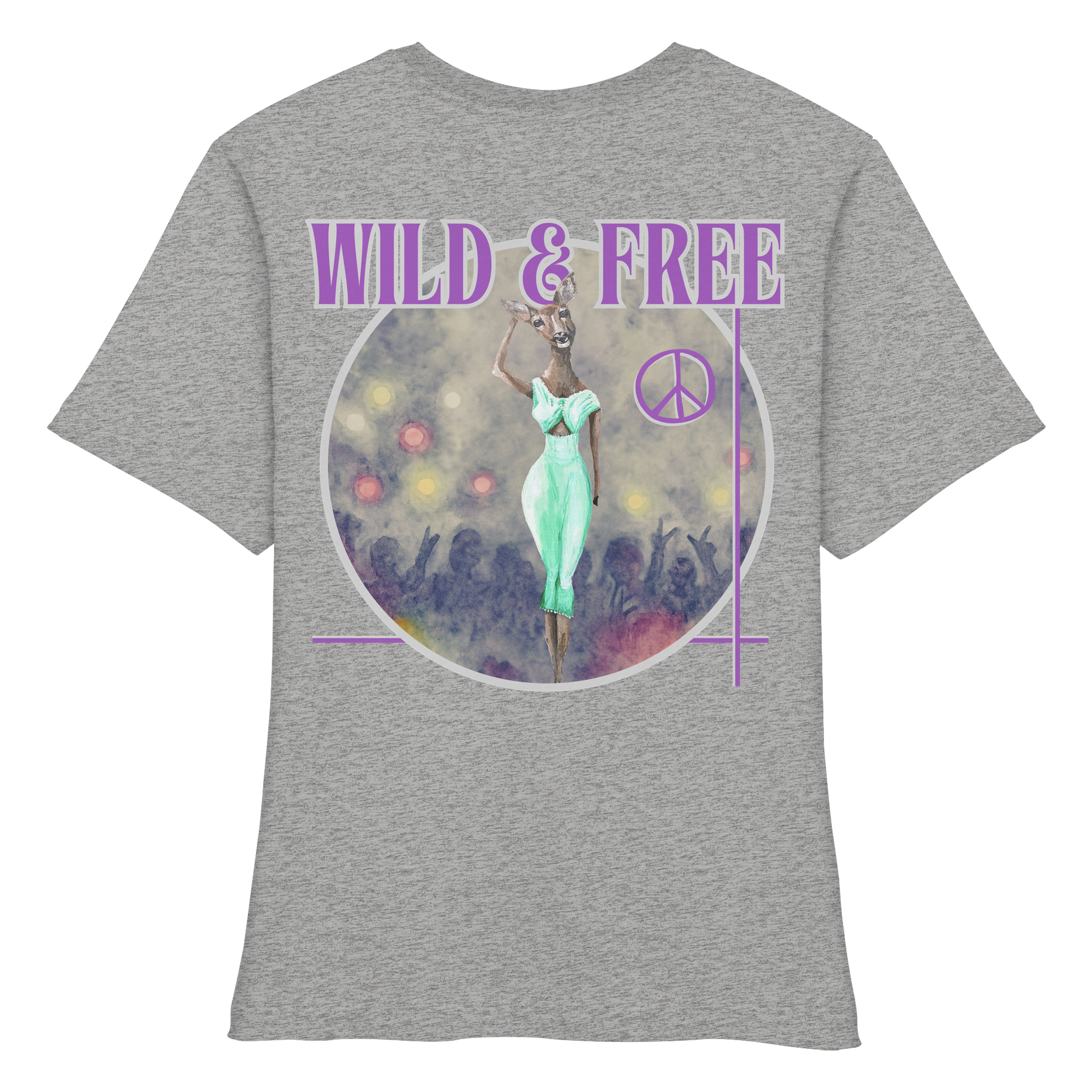 Bio Women Shirt - Kalli Wife "Wild & Free" - Fitted Ladies Organic Shirt