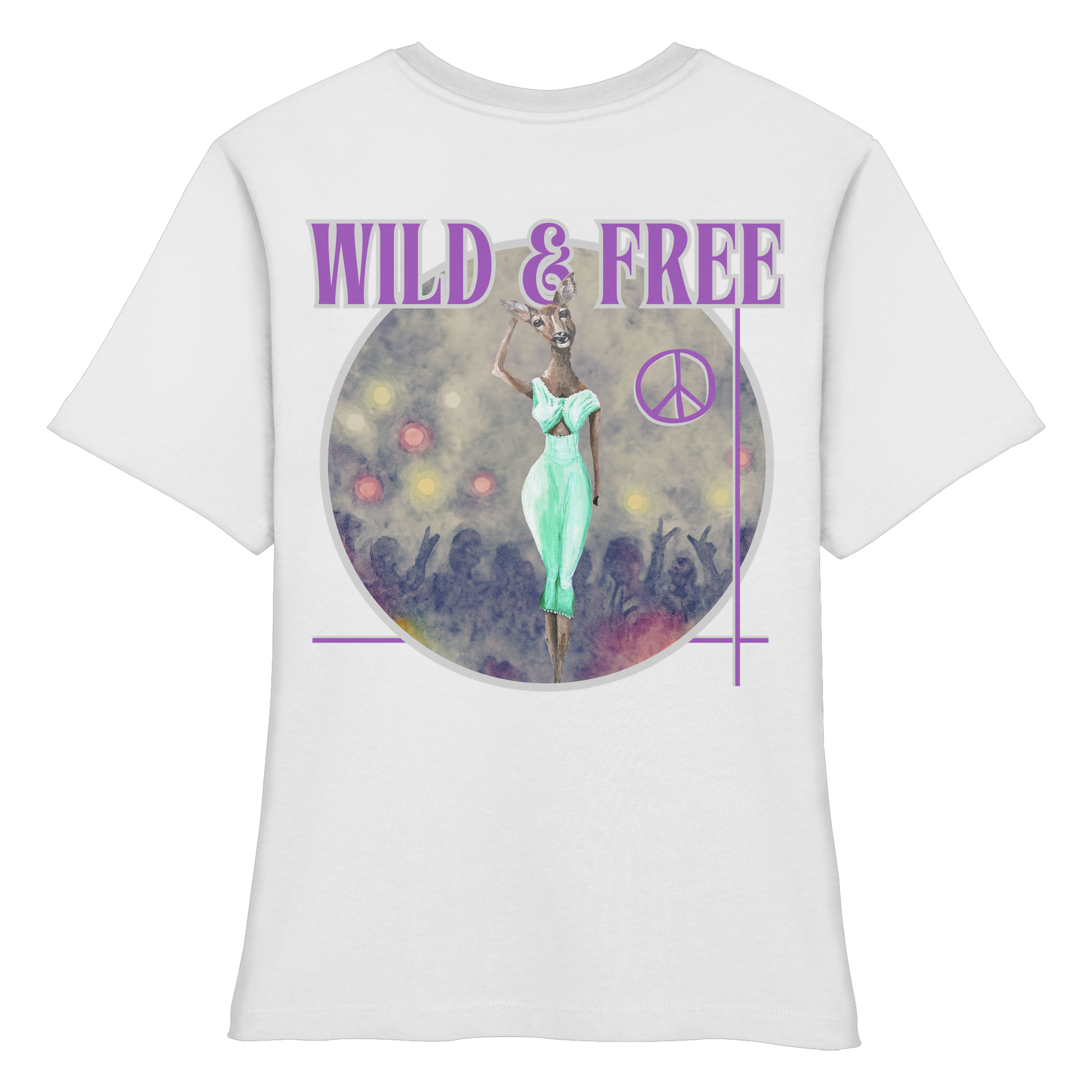 Bio Women Shirt - Kalli Wife "Wild & Free" - Fitted Ladies Organic Shirt