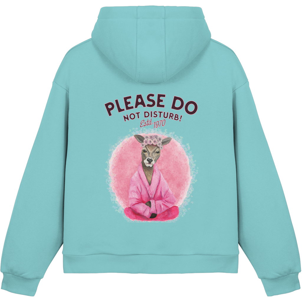 Hoodie Boxcut Fluffy  - Kalli Tante "Please Do Not Disturb"