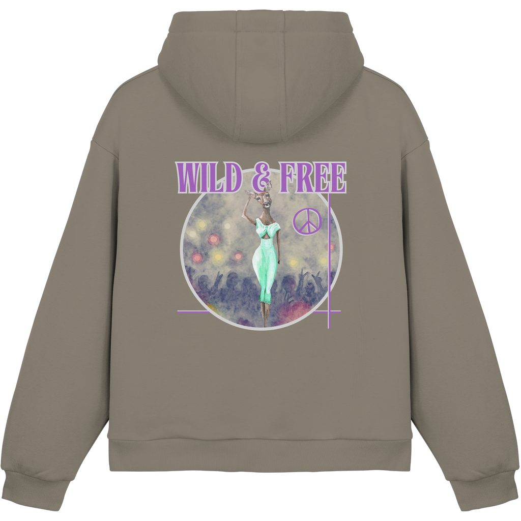 Kalli Wife Fluffy Hoodie - Fluffy Boxcut Hoodie