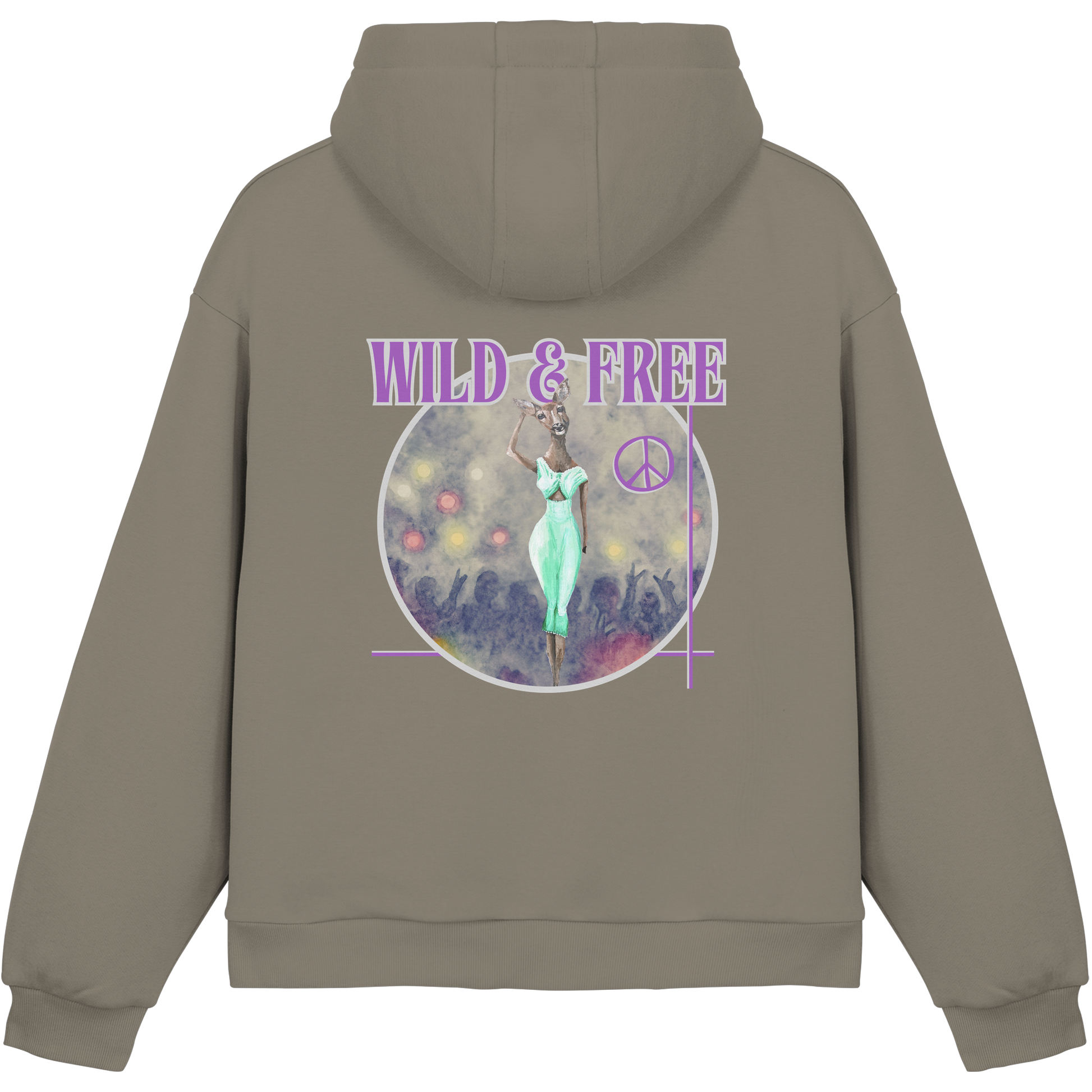 Kalli Wife Fluffy Hoodie - Fluffy Boxcut Hoodie