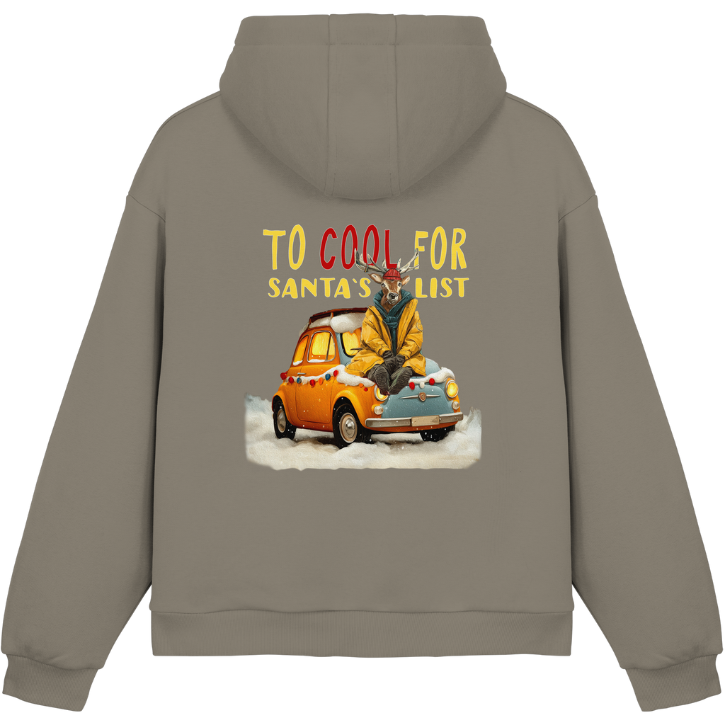 Kalli Cool X-Mas Fluffy Hoodie - Fluffy Boxcut Hoodie