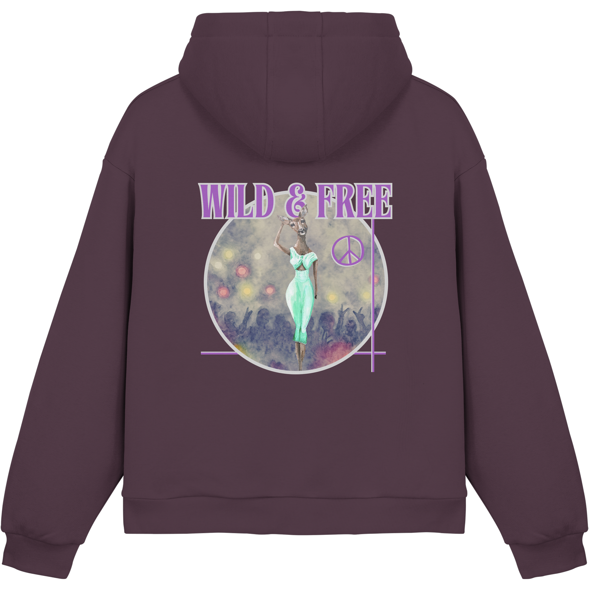 Kalli Wife Fluffy Hoodie - Fluffy Boxcut Hoodie