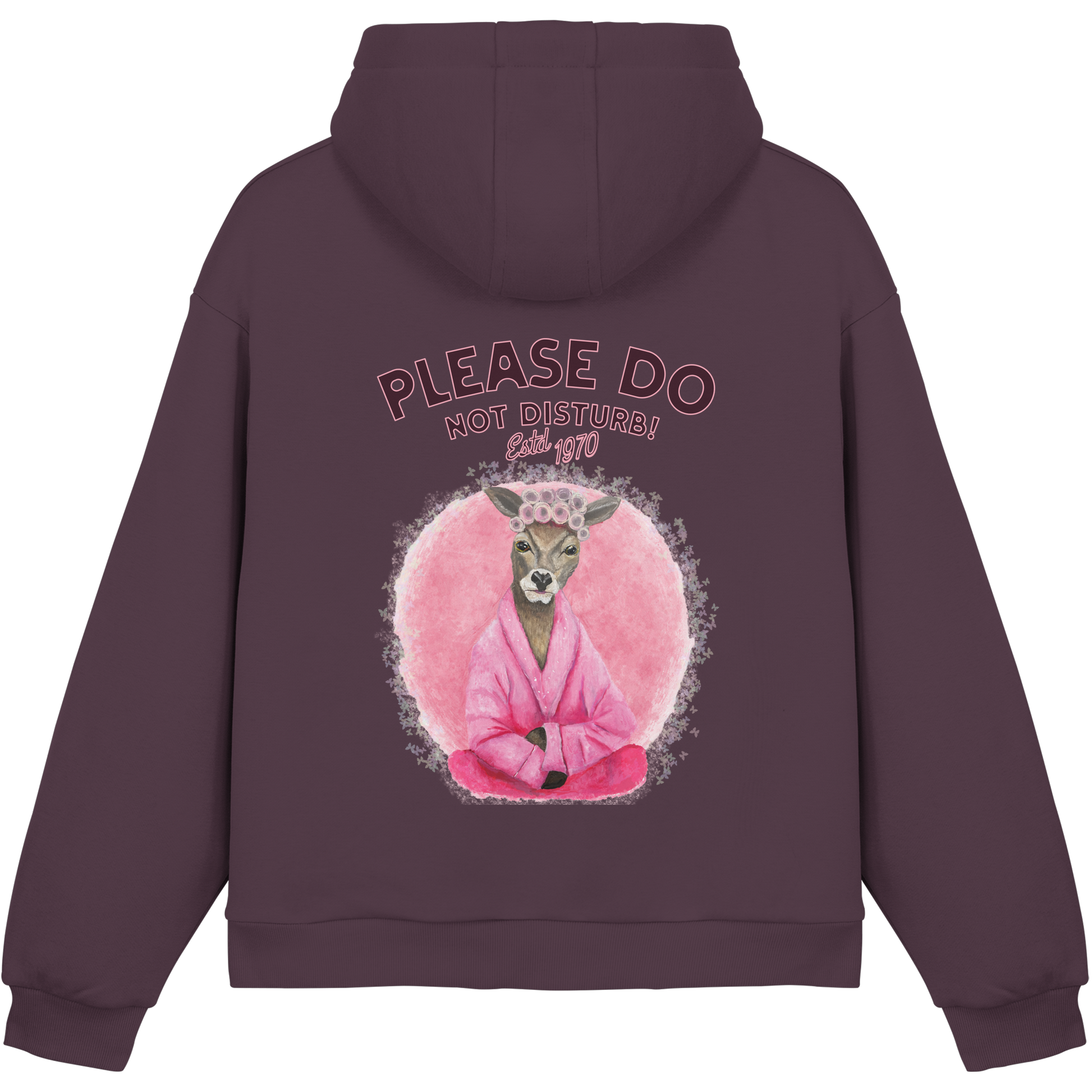 Hoodie Boxcut Fluffy  - Kalli Tante "Please Do Not Disturb"