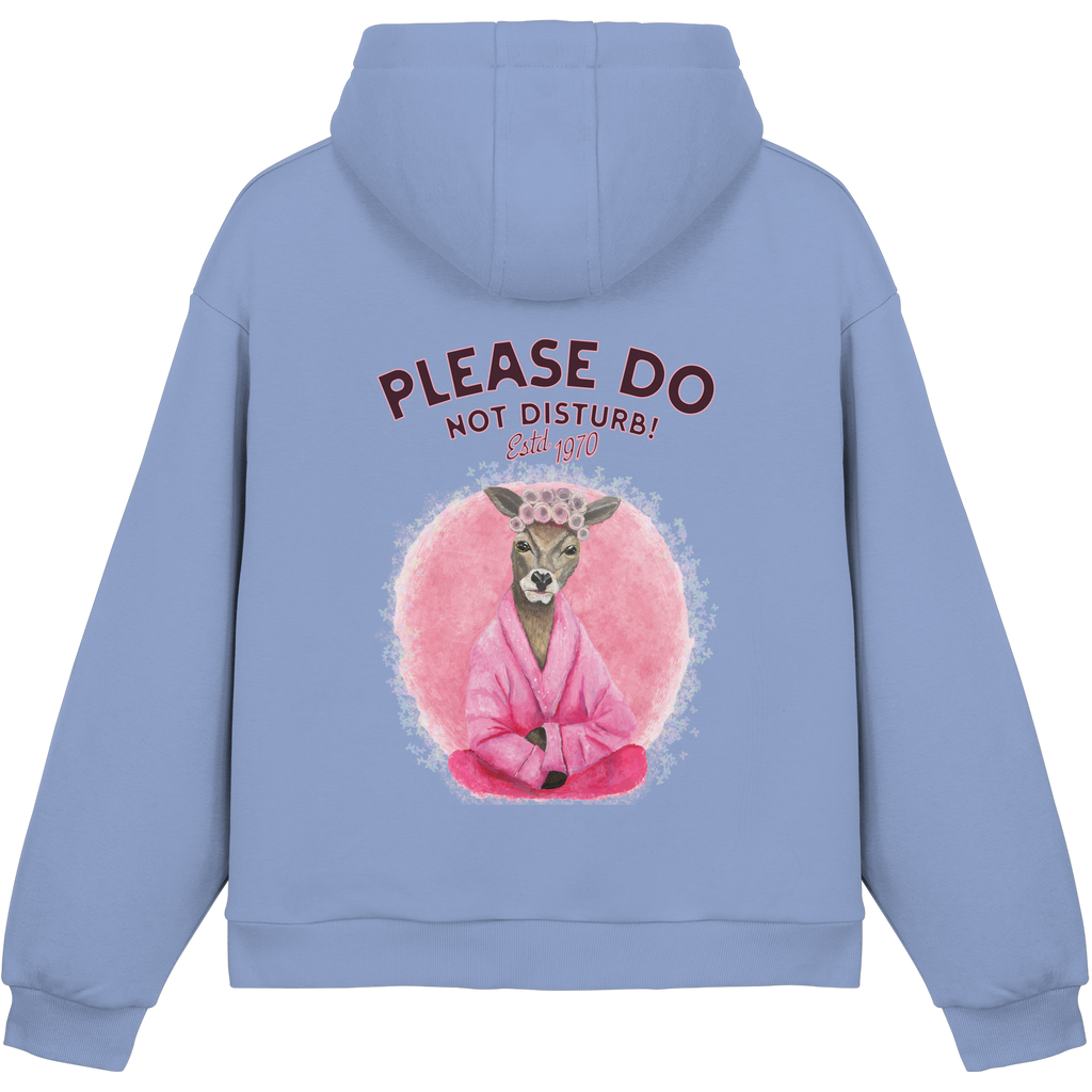 Hoodie Boxcut Fluffy  - Kalli Tante "Please Do Not Disturb"