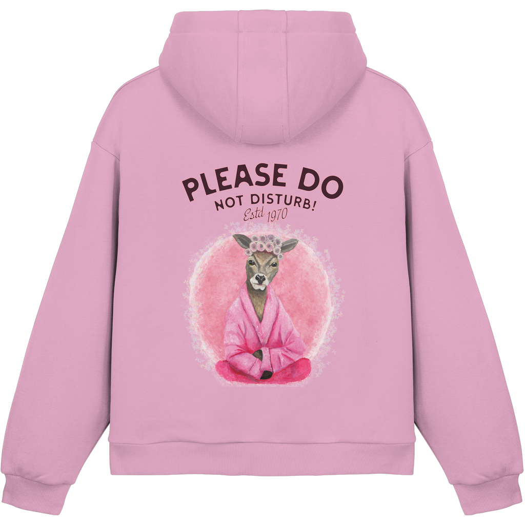 Hoodie Boxcut Fluffy  - Kalli Tante "Please Do Not Disturb"