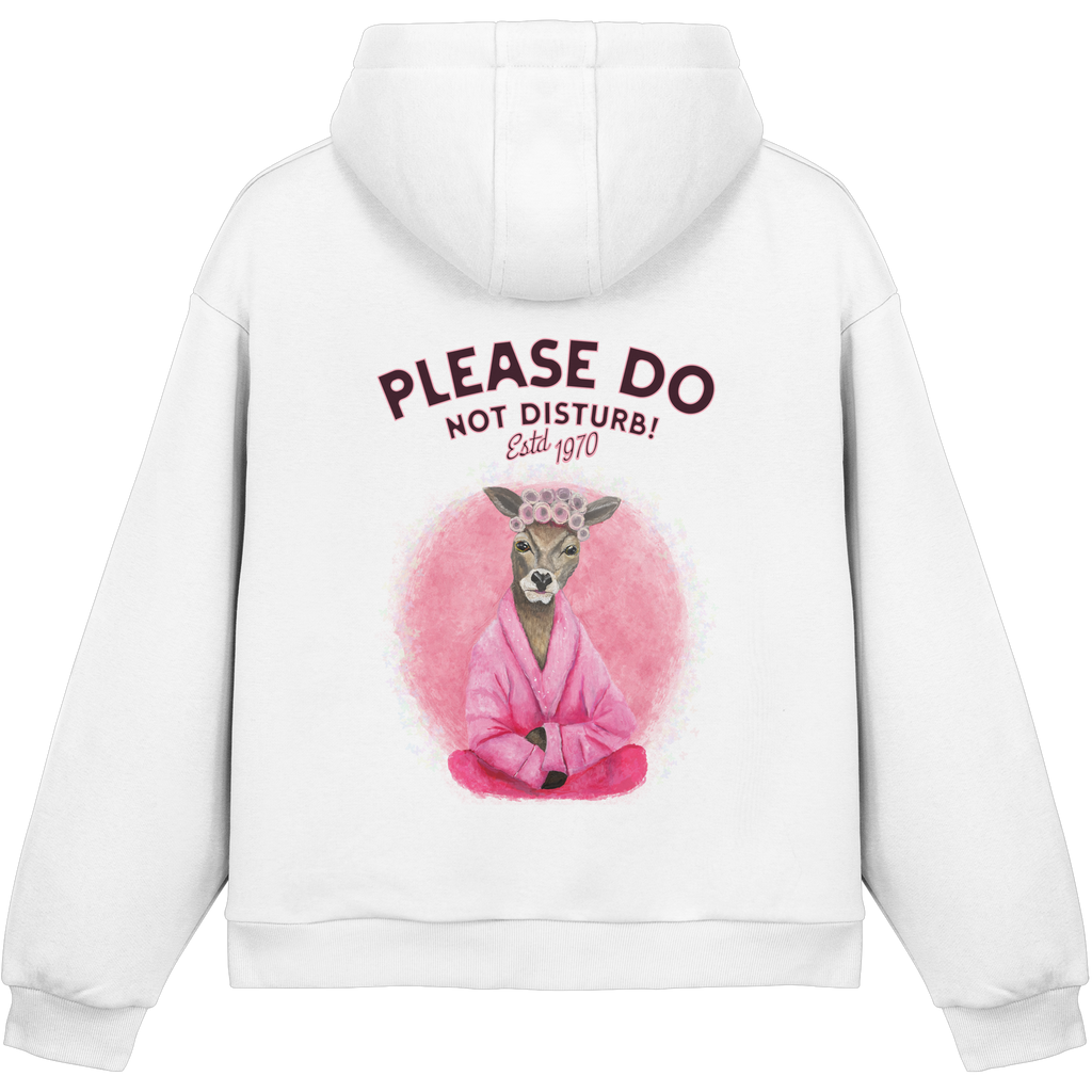 Hoodie Boxcut Fluffy  - Kalli Tante "Please Do Not Disturb"