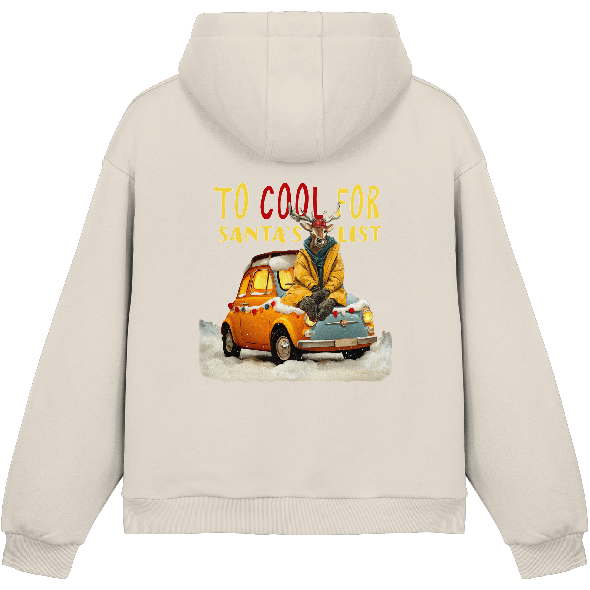 Kalli Cool X-Mas Fluffy Hoodie - Fluffy Boxcut Hoodie