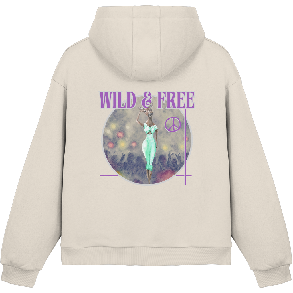 Kalli Wife Fluffy Hoodie - Fluffy Boxcut Hoodie