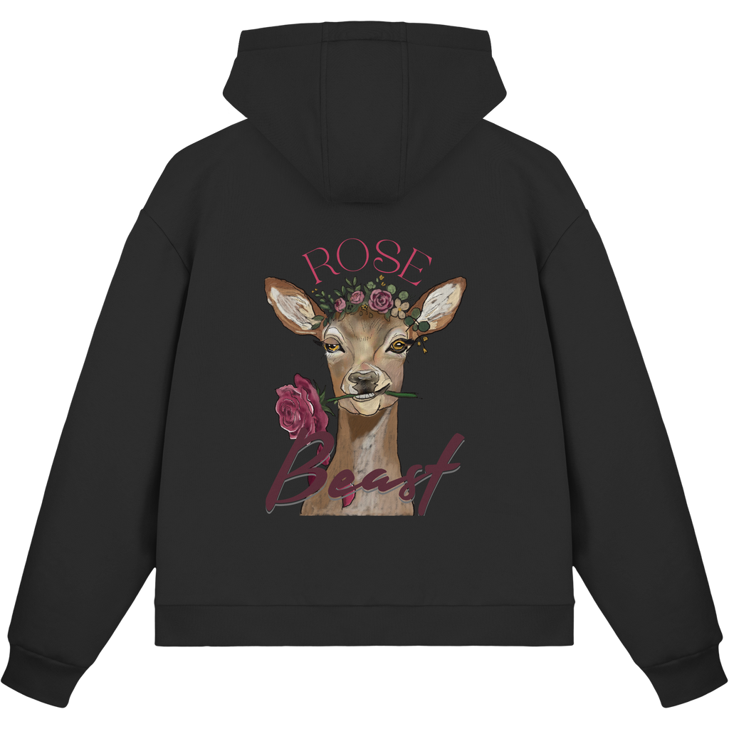 Boxcut Zipper Fluffy "Rose Beast" - Fluffy Boxcut Zipper