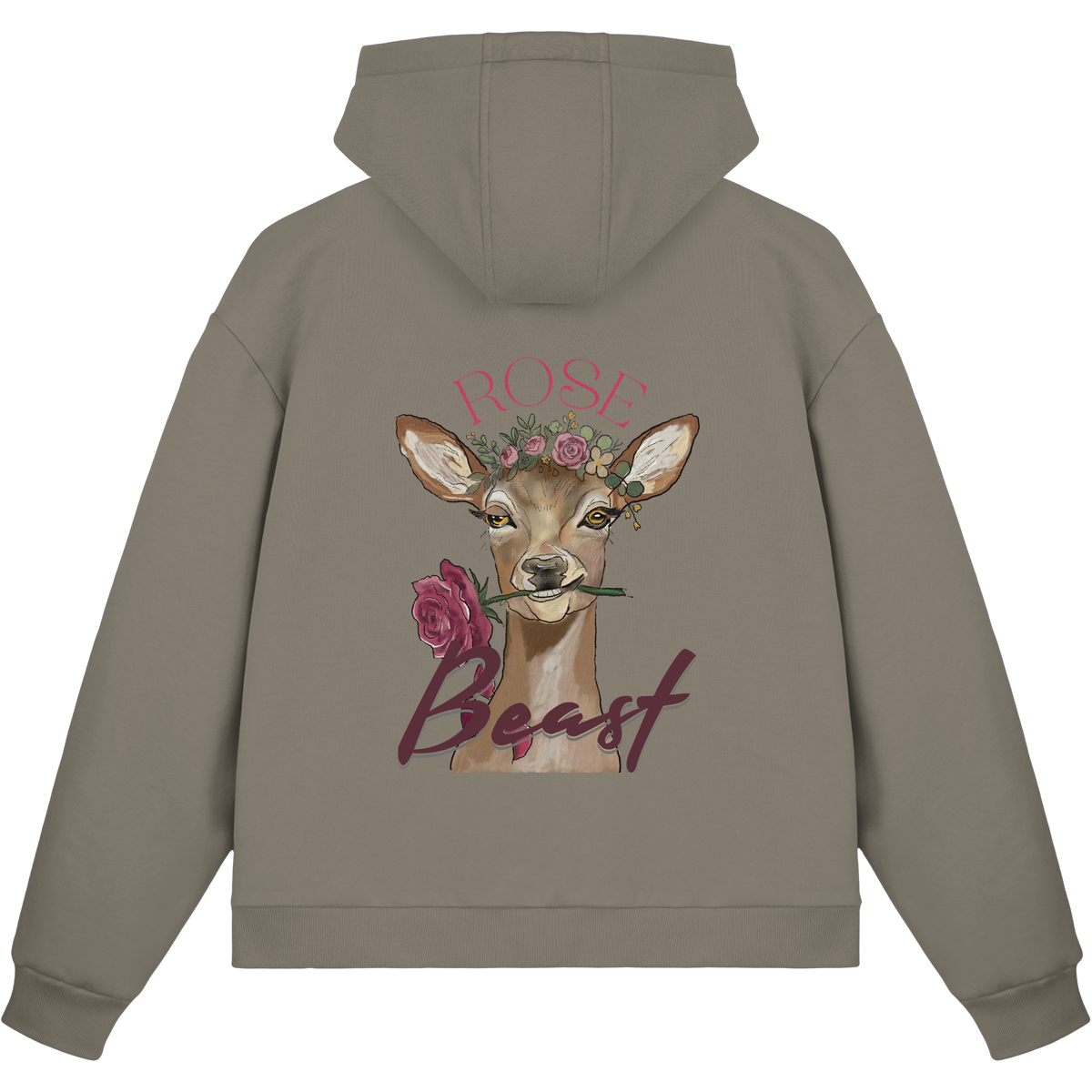 Boxcut Zipper Fluffy "Rose Beast" - Fluffy Boxcut Zipper