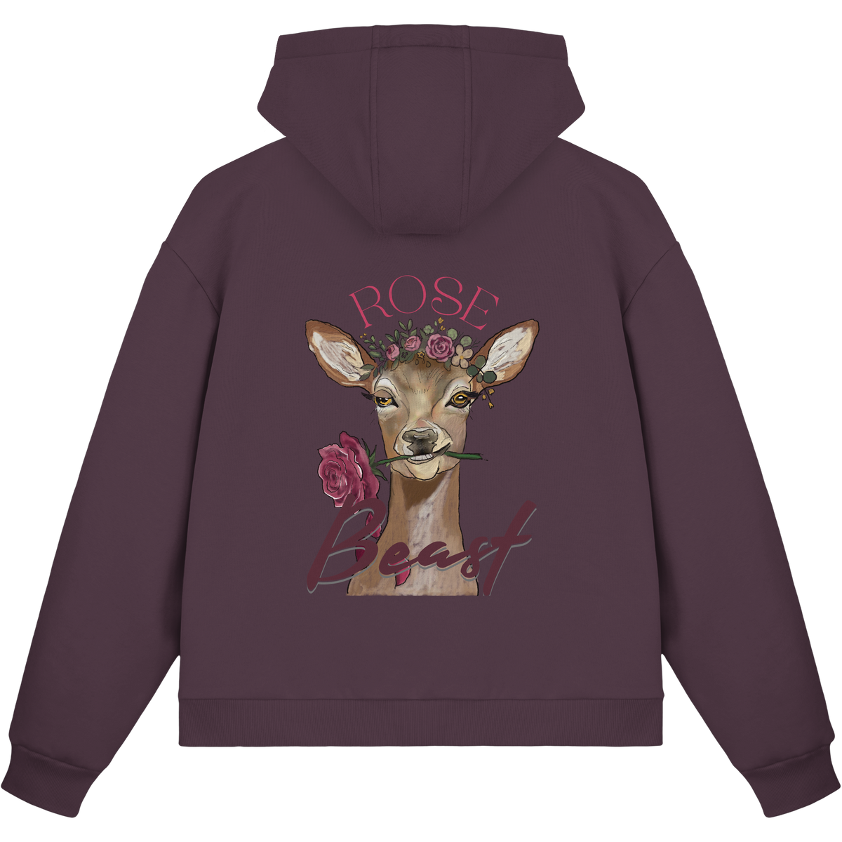 Boxcut Zipper Fluffy "Rose Beast" - Fluffy Boxcut Zipper