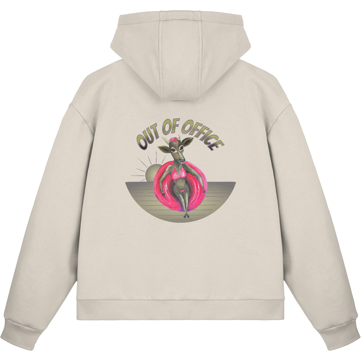 Boxcut Zipper Fluffy "Kalli Sister 2" Out of Office - Fluffy Boxcut Zipper