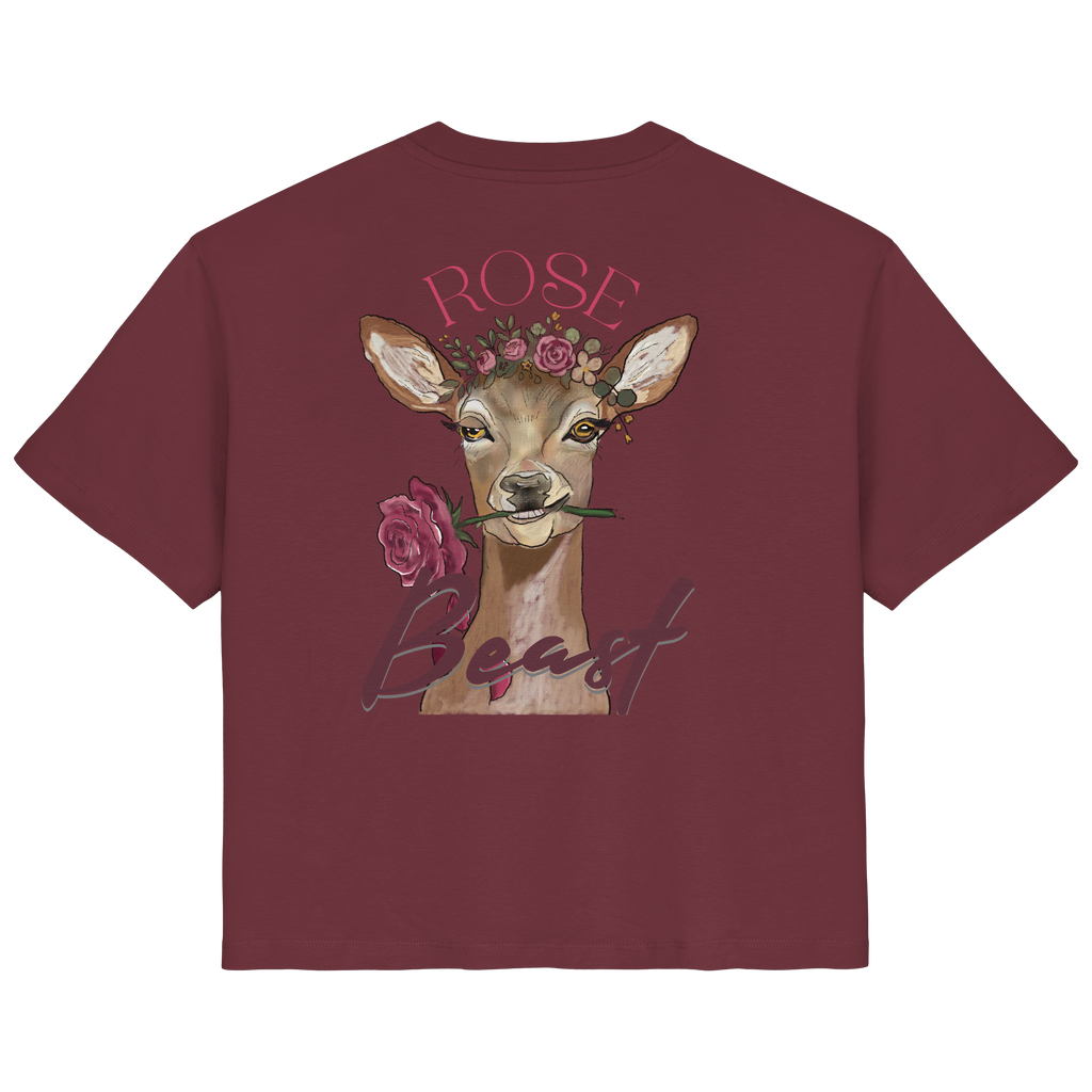 Bio T-Shirt Kallis "Rose Beast" - Ladies Organic Shirt