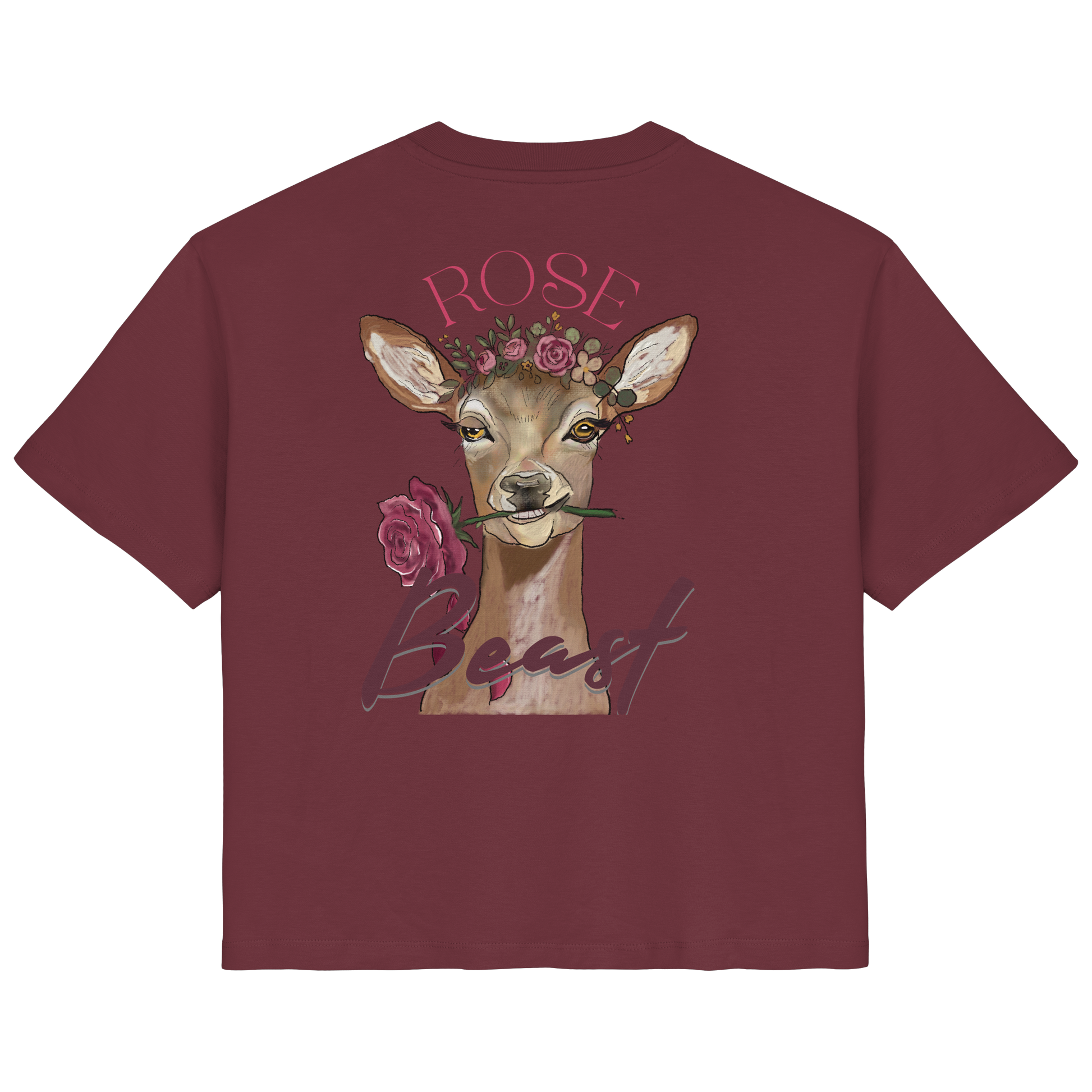 Bio T-Shirt Kallis "Rose Beast" - Ladies Organic Shirt