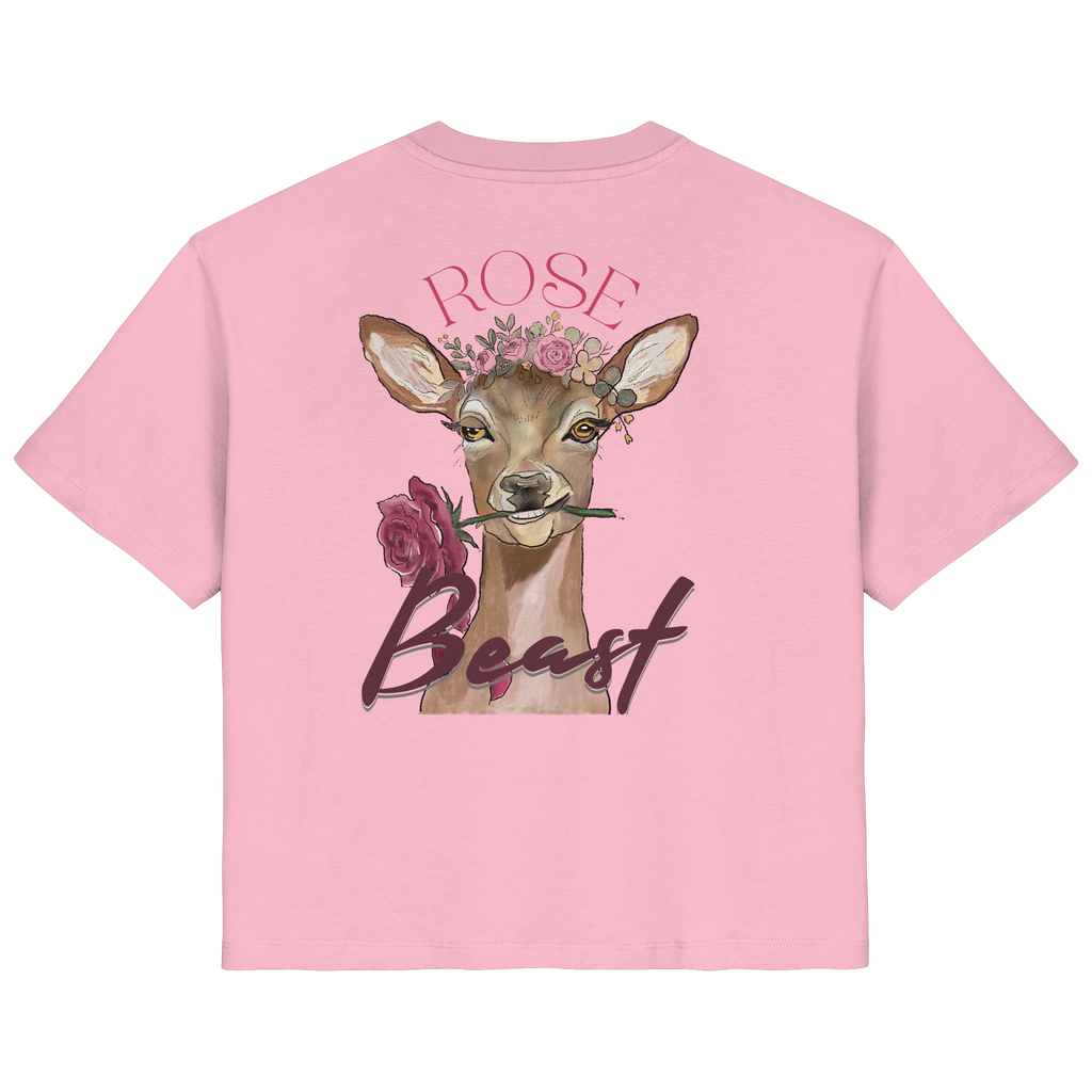 Bio T-Shirt Kallis "Rose Beast" - Ladies Organic Shirt