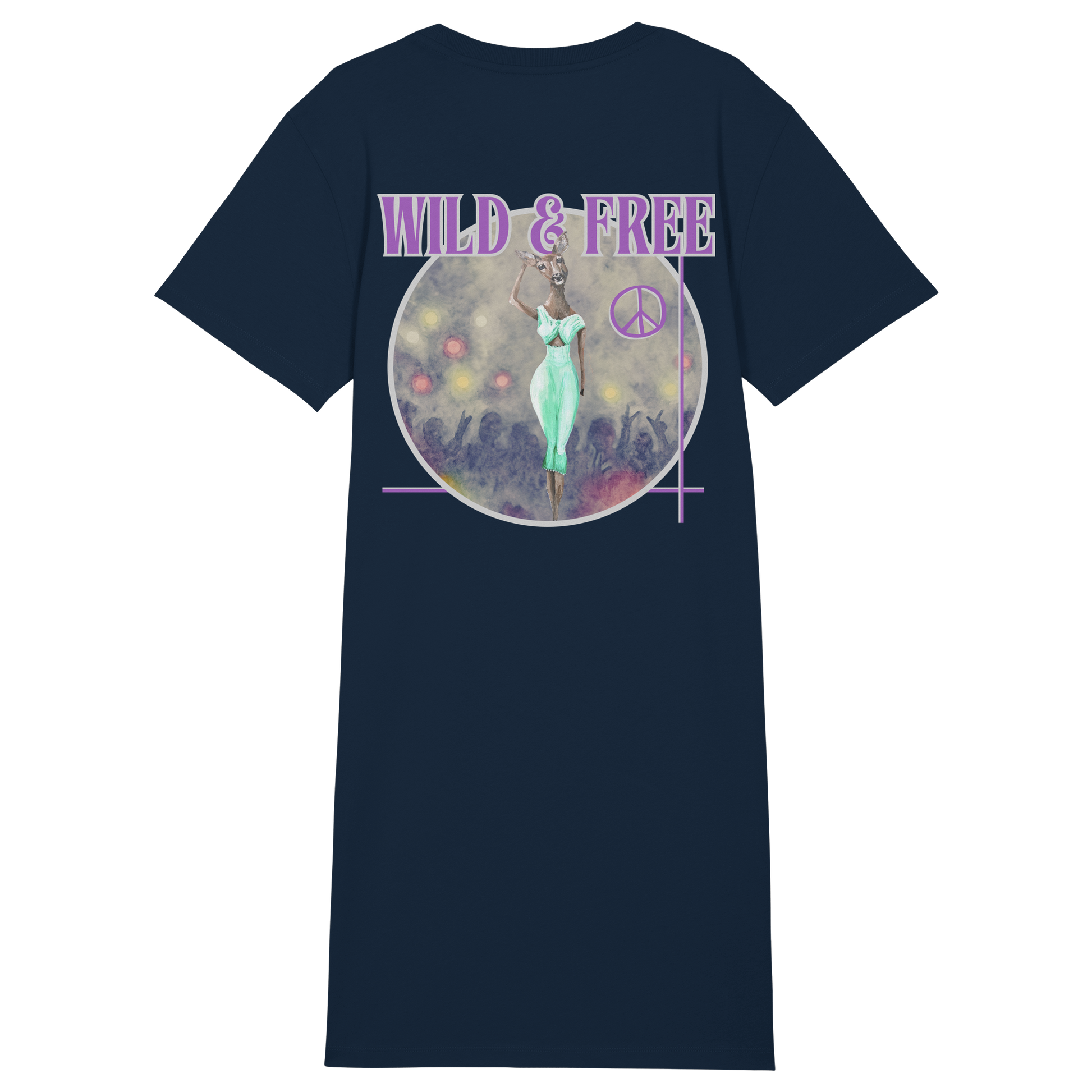 Kalli Wife Long Shirt - Ladies Organic Shirt Dress