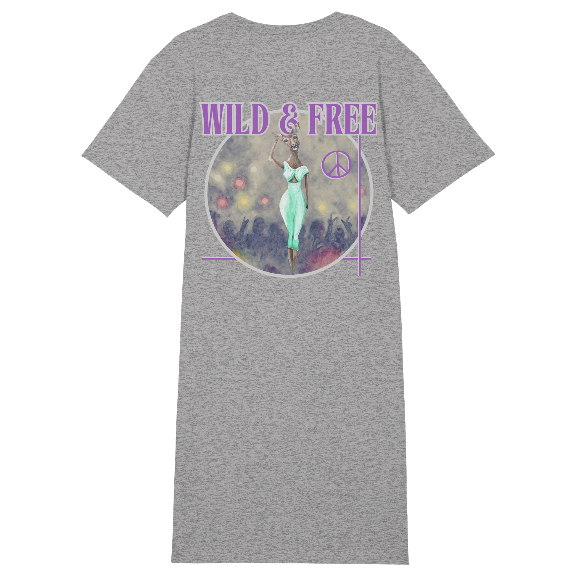 Kalli Wife Long Shirt - Ladies Organic Shirt Dress