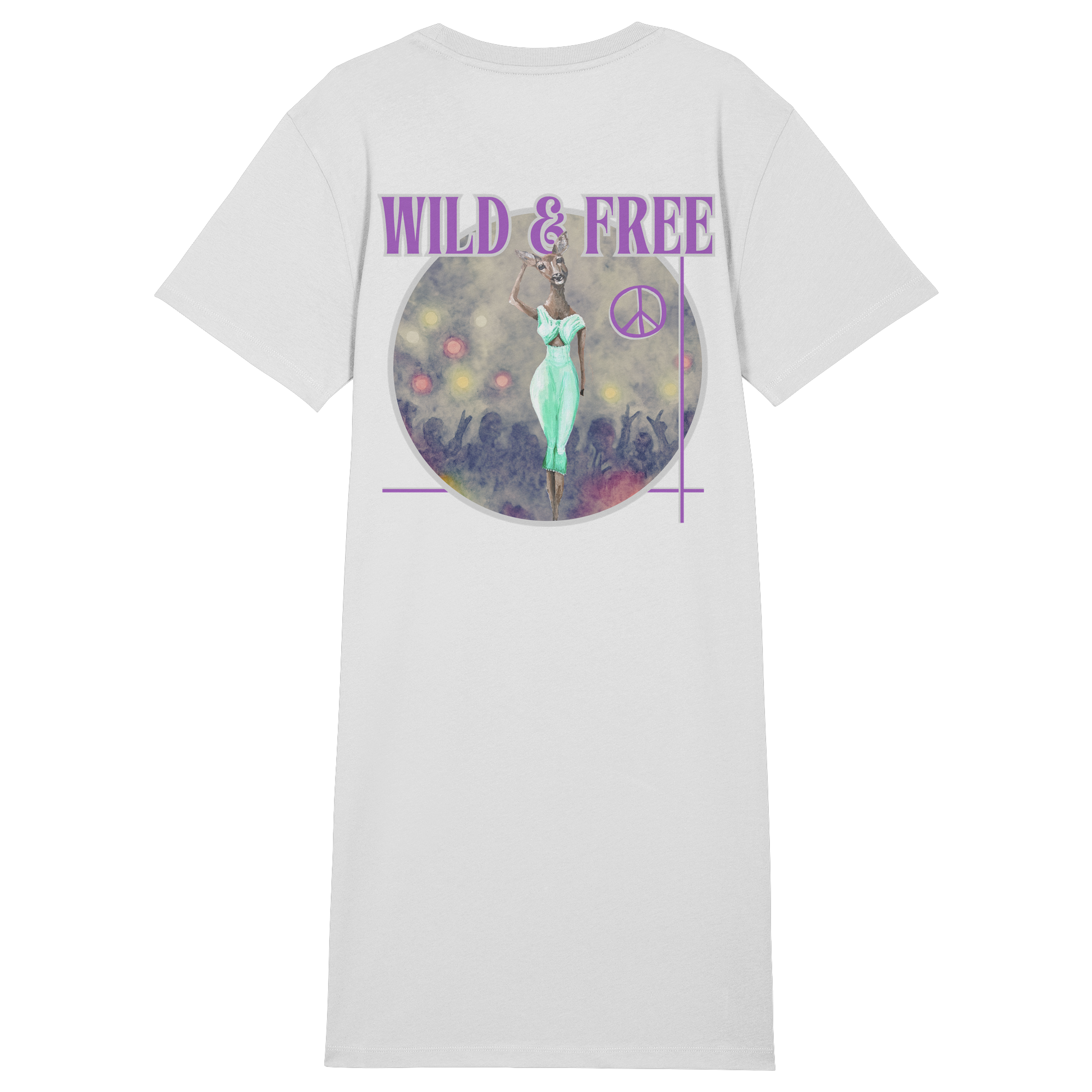 Kalli Wife Long Shirt - Ladies Organic Shirt Dress