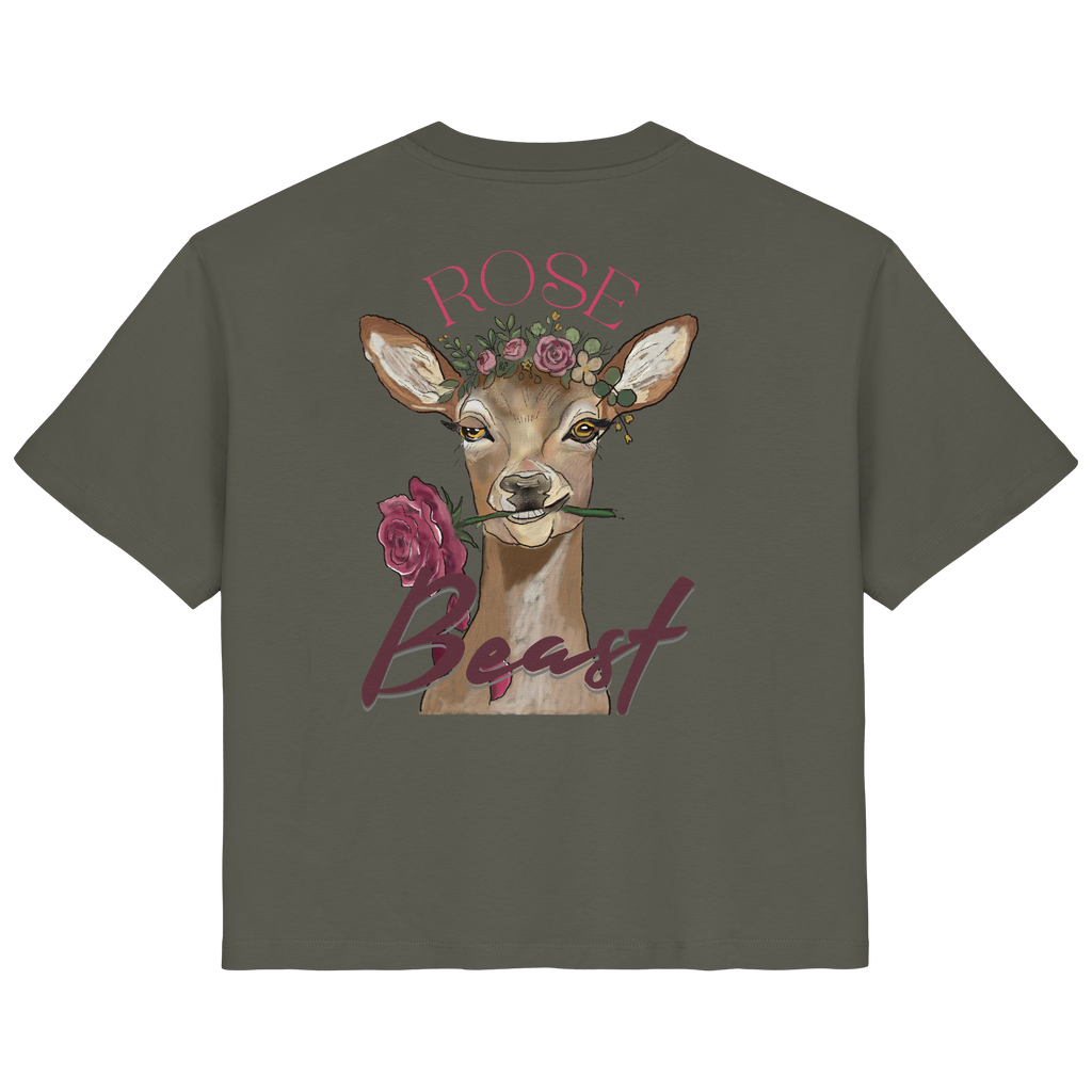 Bio T-Shirt Kallis "Rose Beast" - Ladies Organic Shirt