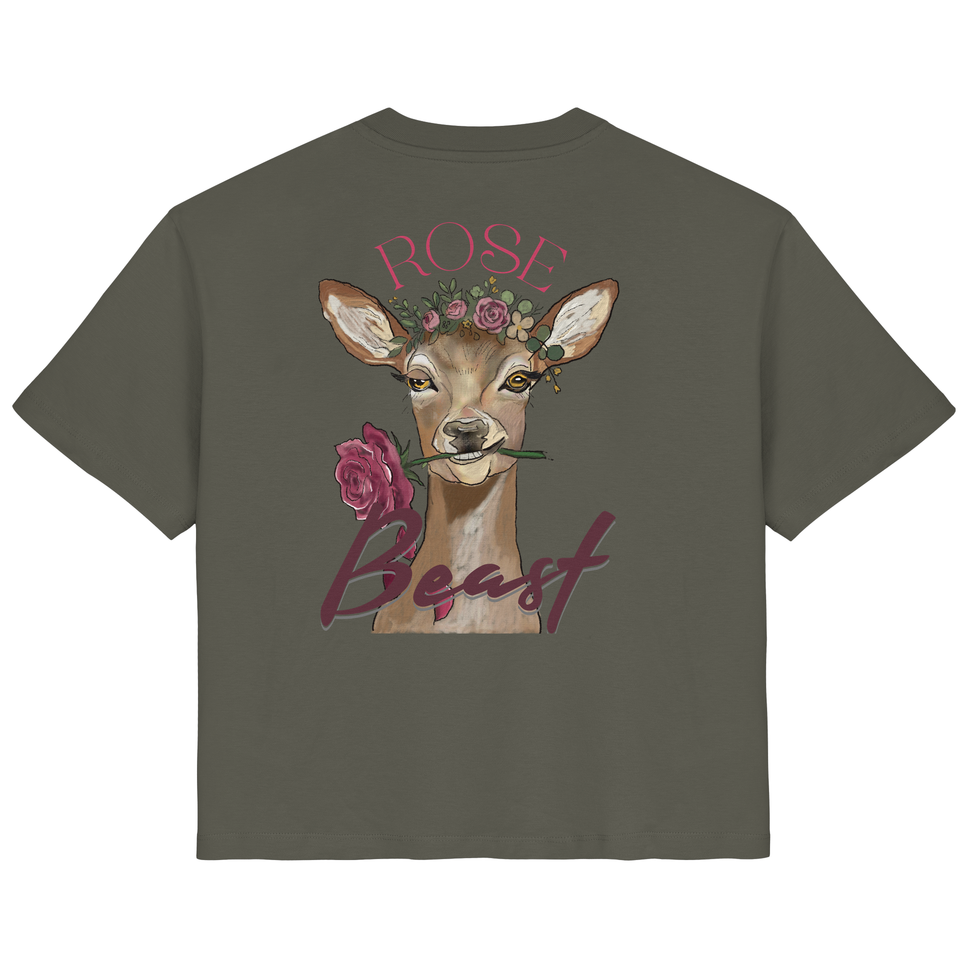 Bio T-Shirt Kallis "Rose Beast" - Ladies Organic Shirt