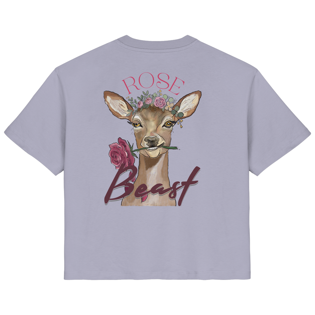 Bio T-Shirt Kallis "Rose Beast" - Ladies Organic Shirt