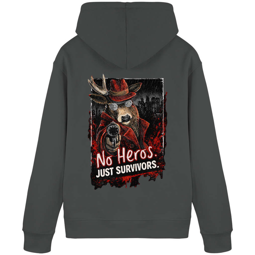 Organic Hoodie - Kalli Brother2 "Just Heros. Just Survivors."