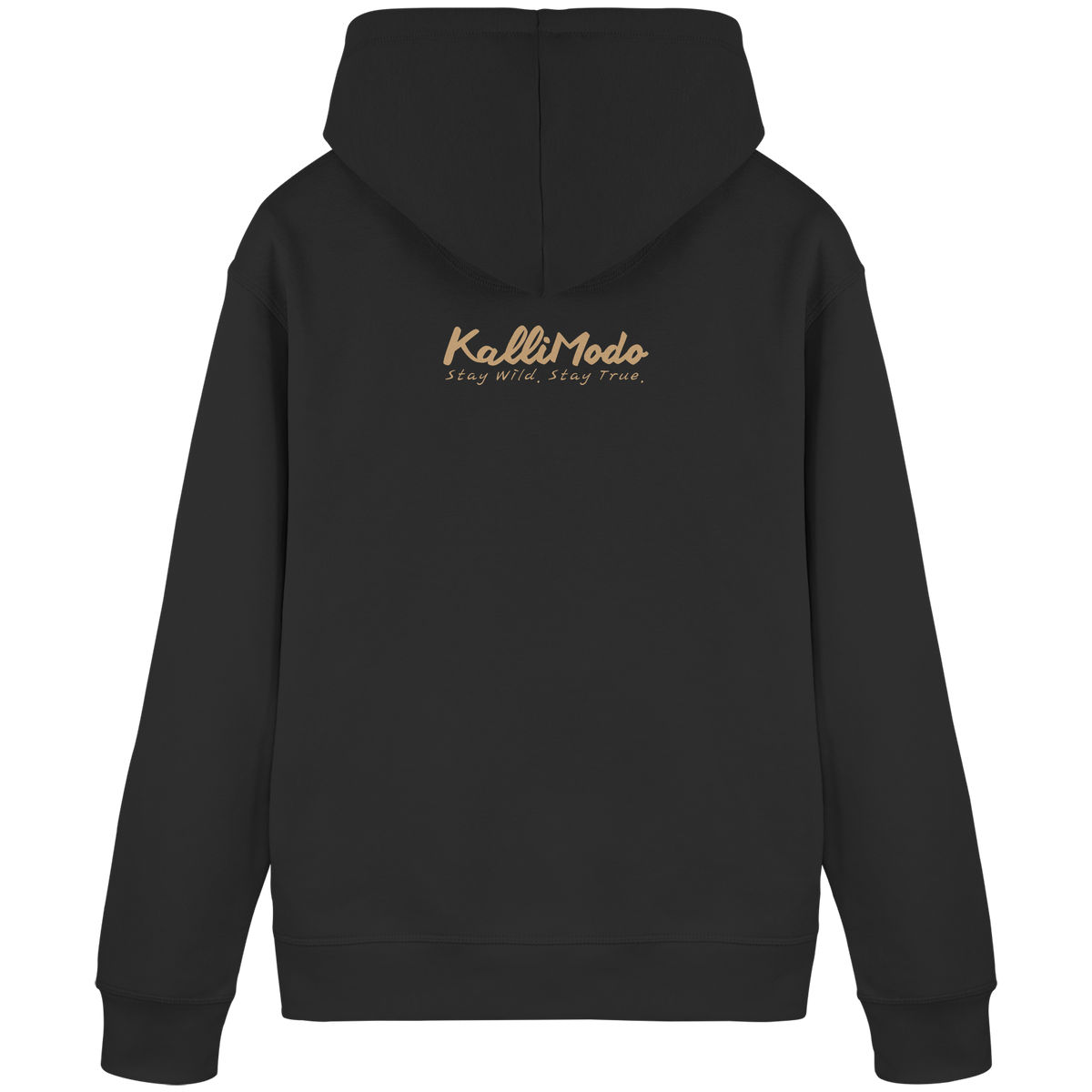 Organic Hoodie Kalli Brother two "Excuse Me" Frontprint - Organic Basic Hoodie