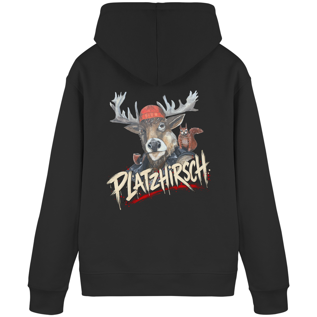 Organic Hoodie Kalli "Platzhirsch" - Organic Basic Hoodie
