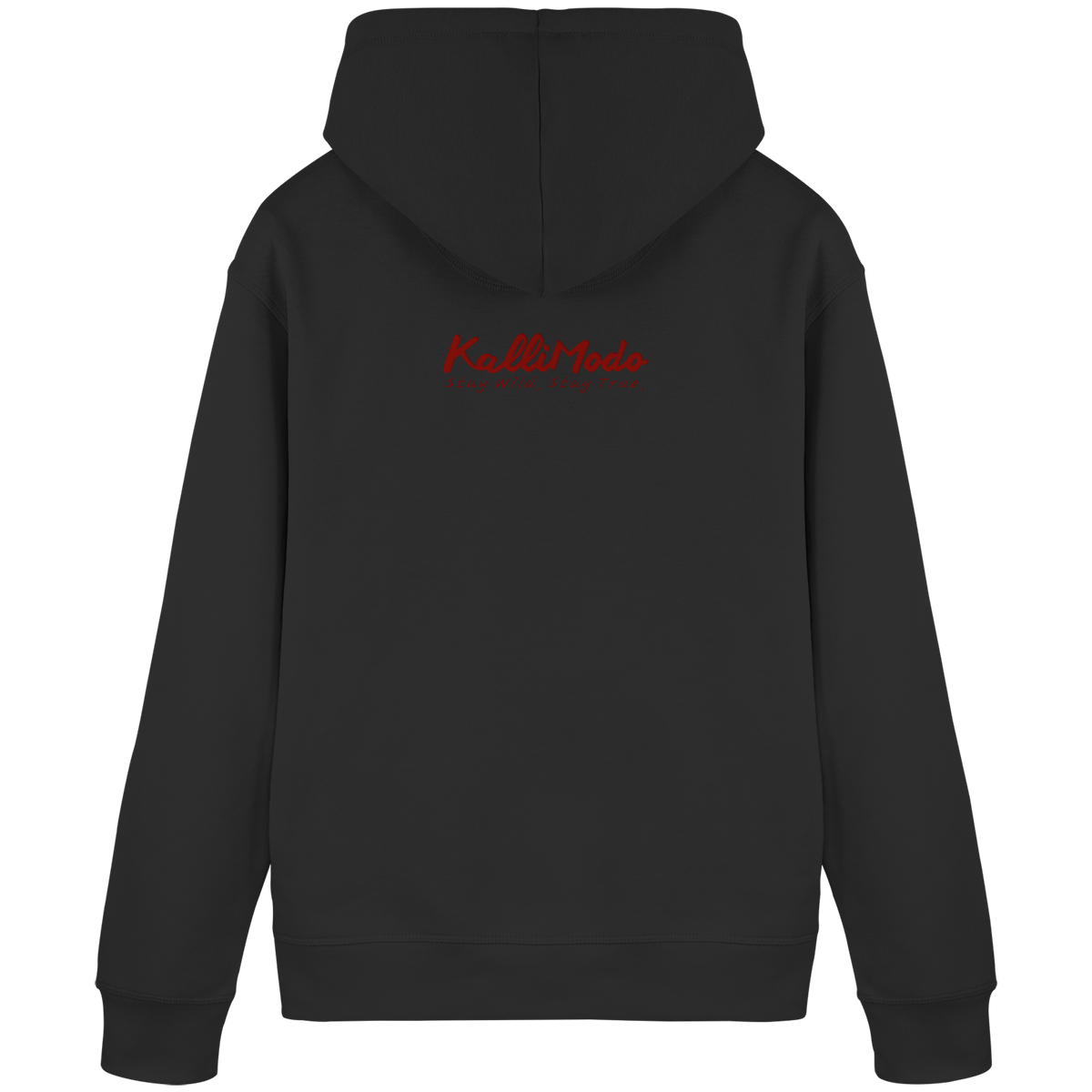 Organic Hoodie Kalli "Keep your Horns up" Frontprint - Organic Basic Hoodie