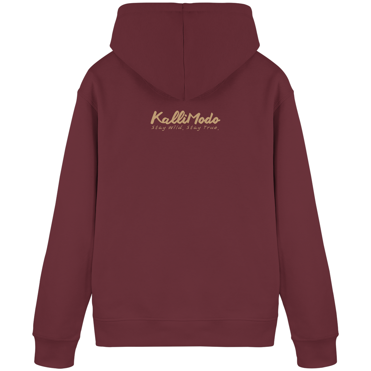 Organic Hoodie Kalli Brother two "Excuse Me" Frontprint - Organic Basic Hoodie
