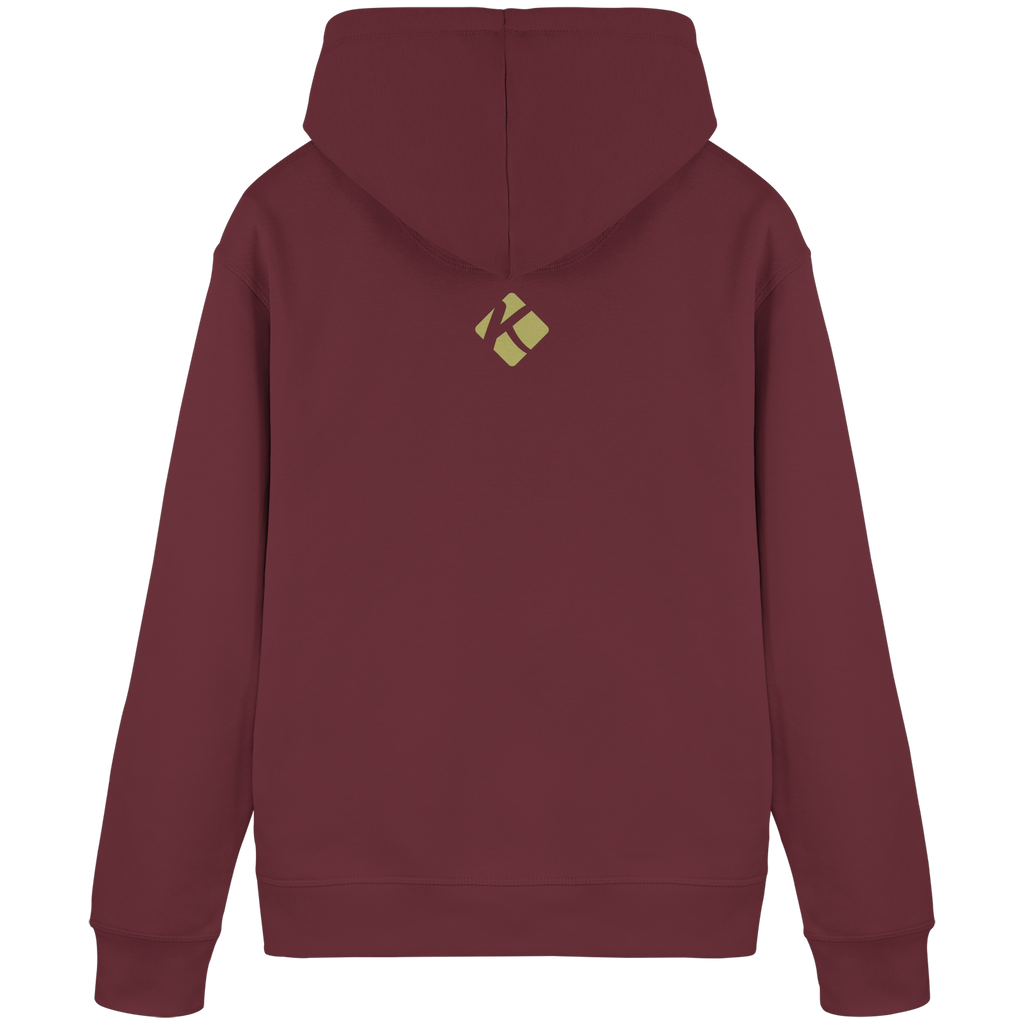 Organic Basic Hoodie "Kalli Sister 2" Out of Office (Frontprint) - Organic Basic Hoodie