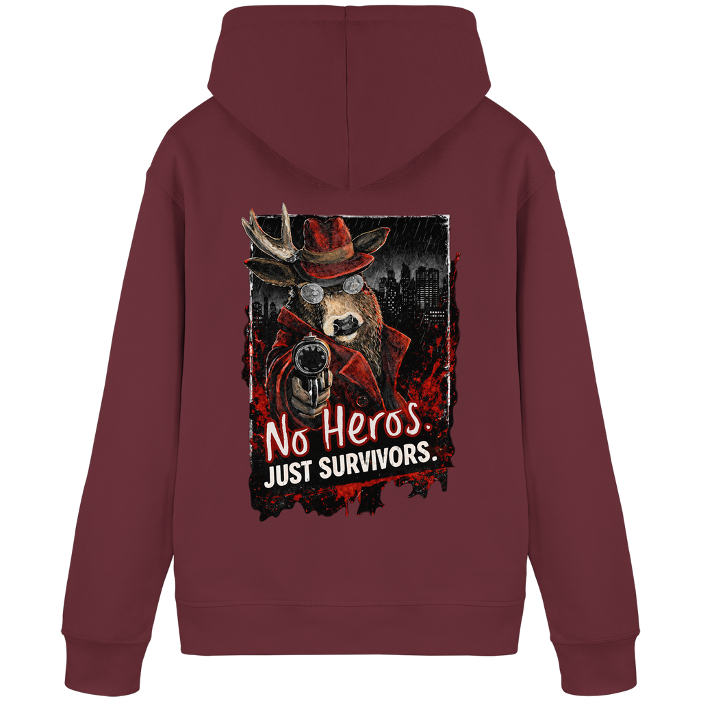 Organic Hoodie - Kalli Brother2 "Just Heros. Just Survivors."