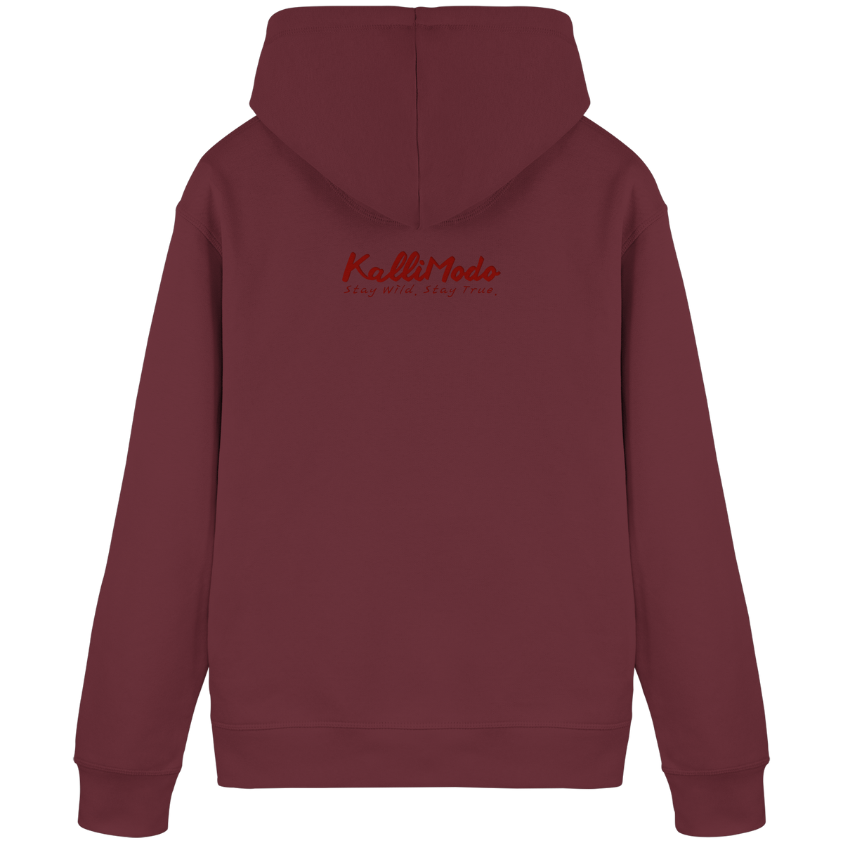 Organic Hoodie Kalli "Platzhirsch" Frontprint - Organic Basic Hoodie