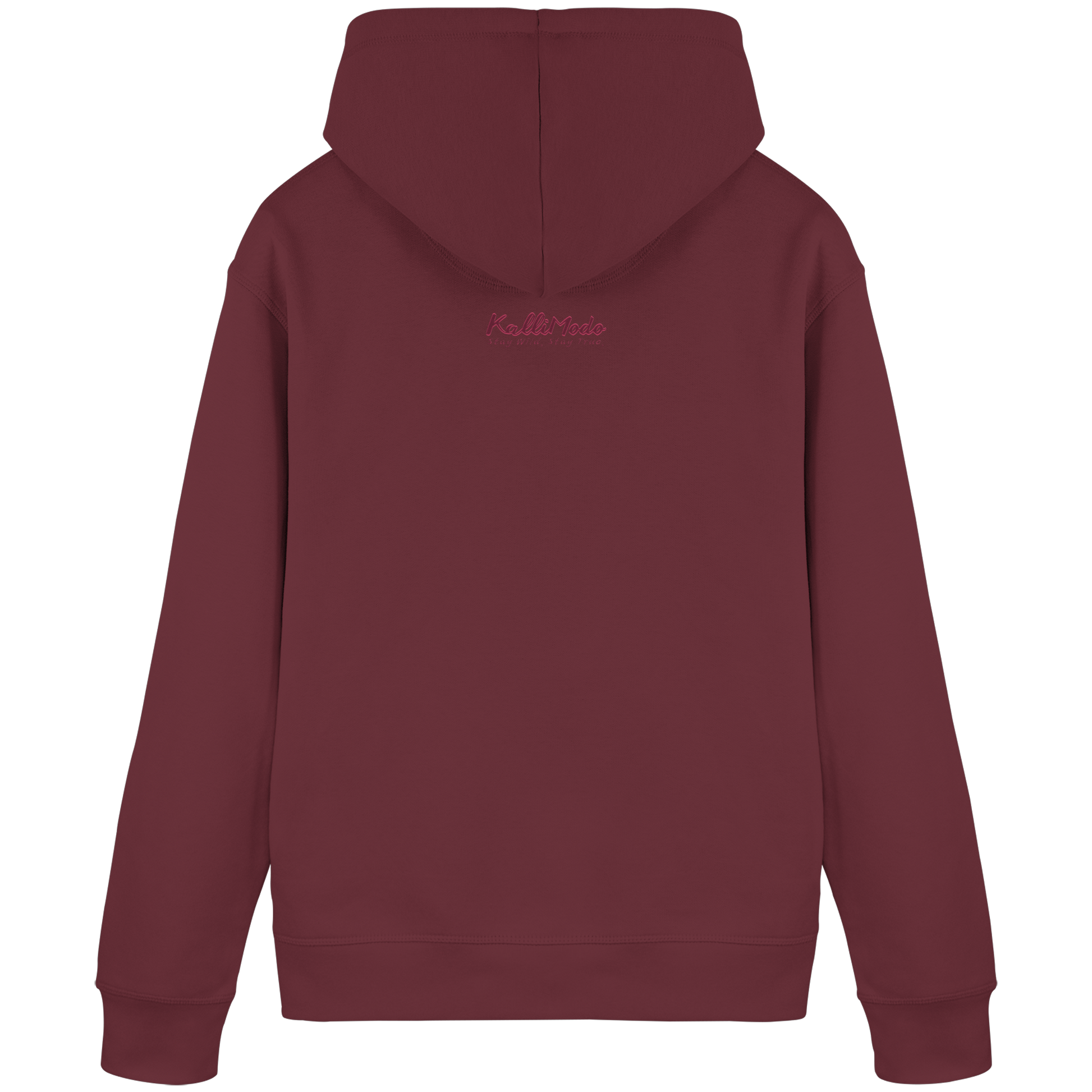 Organic Basic Hoodie Kallis "Rose Beast" (Frontprint) - Organic Basic Hoodie
