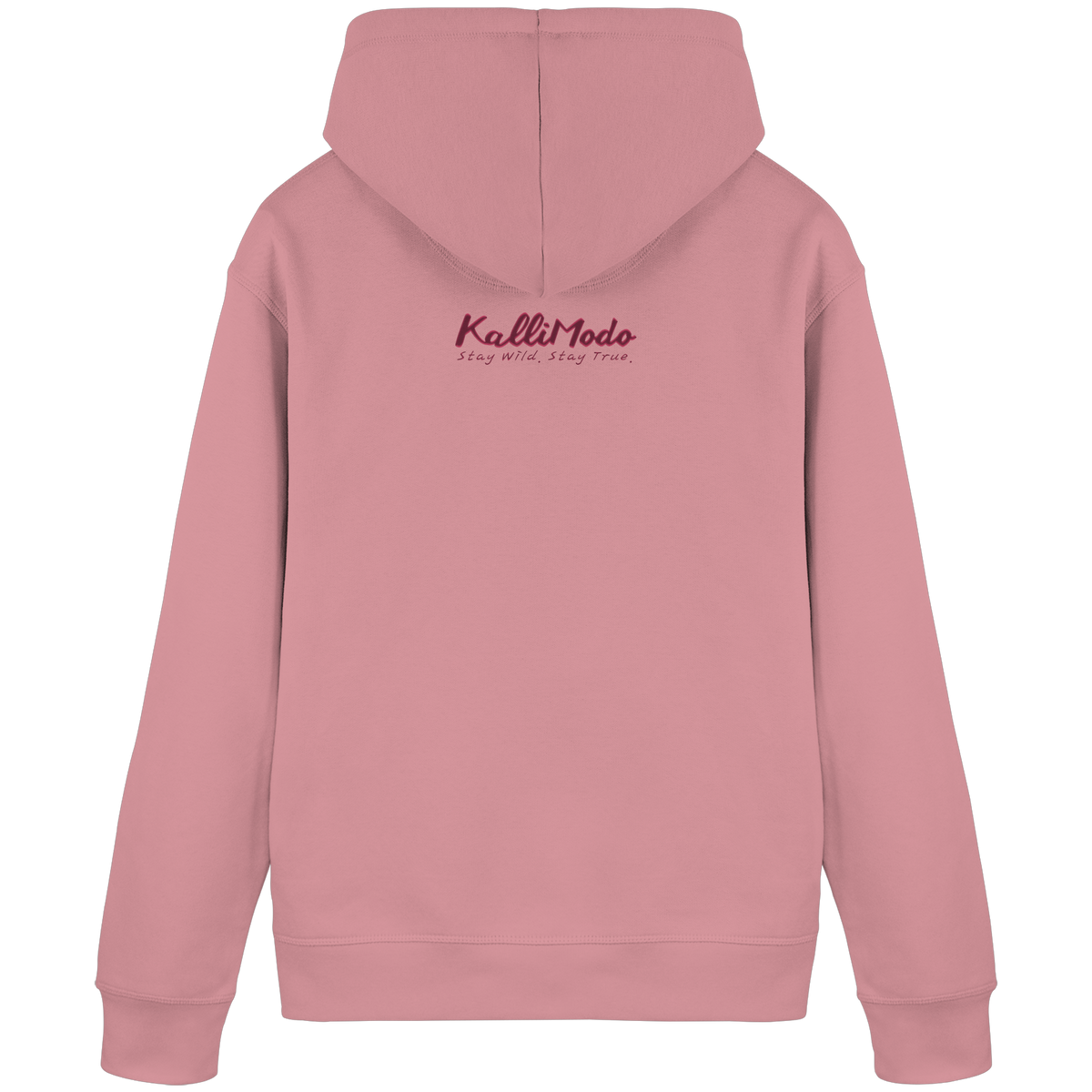 Organic Basic Hoodie Kallis "Rose Beast" Frontprint - Organic Basic Hoodie