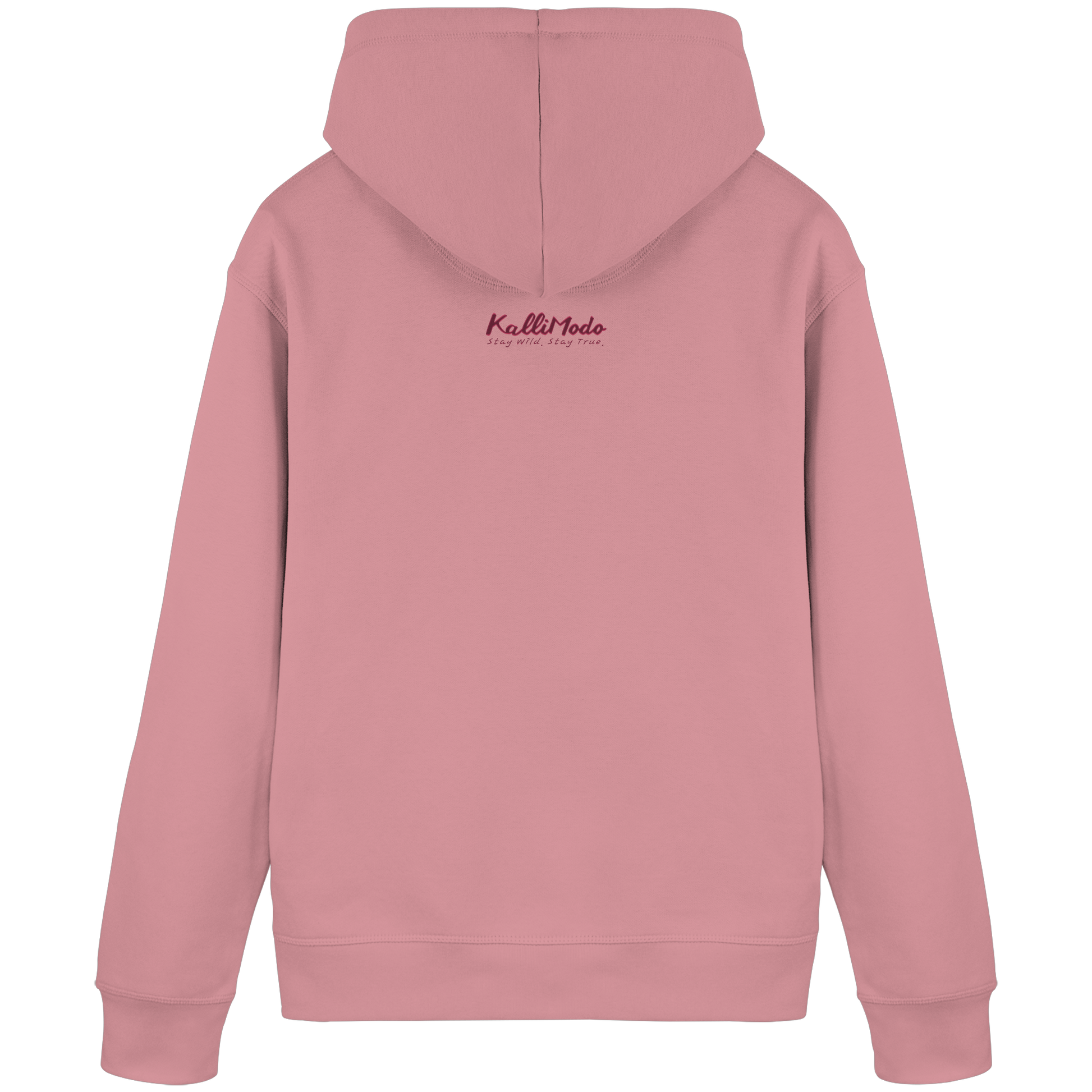 Organic Basic Hoodie Kallis "Rose Beast" (Frontprint) - Organic Basic Hoodie