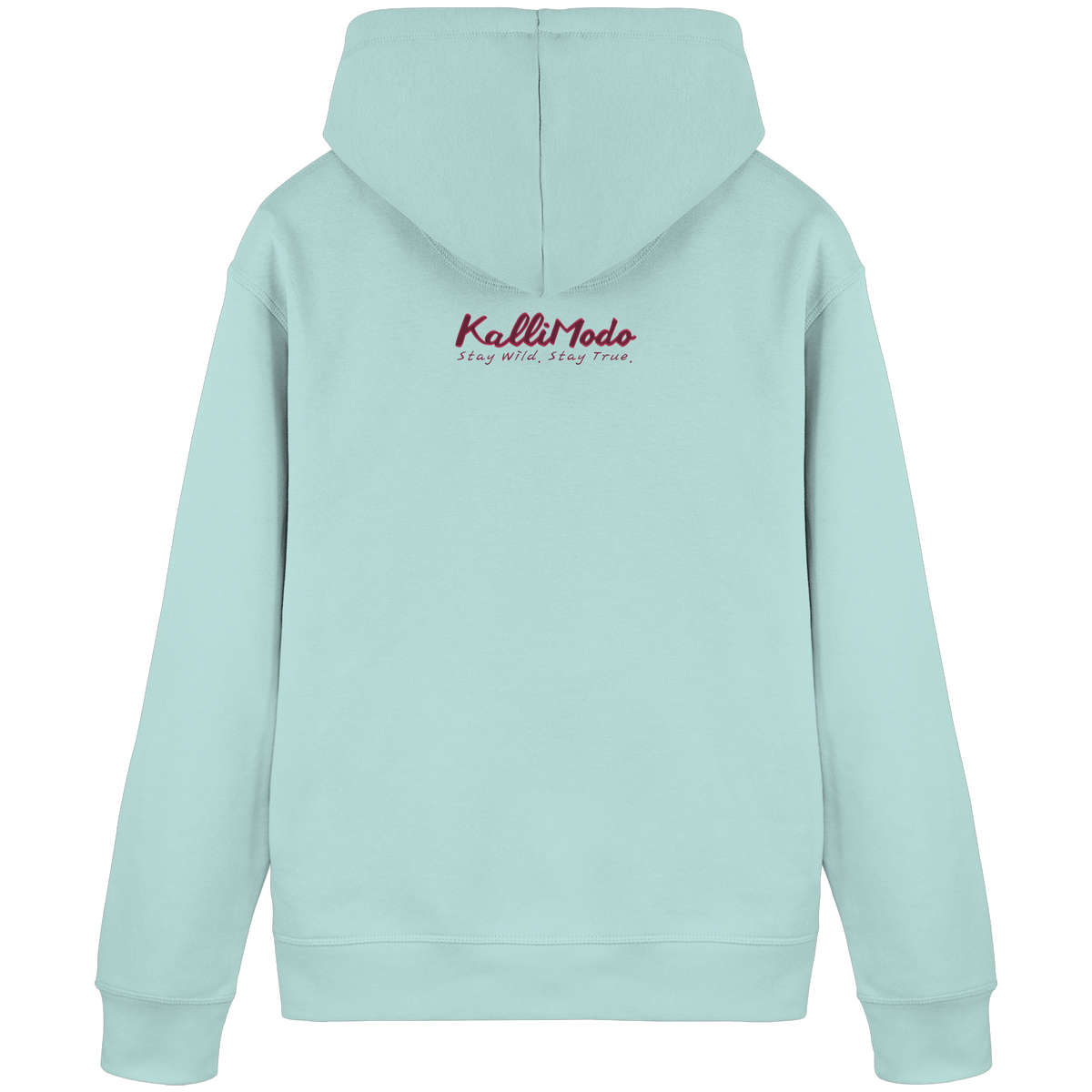 Organic Basic Hoodie Kallis "Rose Beast" Frontprint - Organic Basic Hoodie