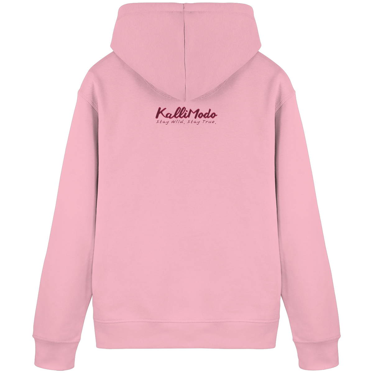 Organic Basic Hoodie Kallis "Rose Beast" Frontprint - Organic Basic Hoodie