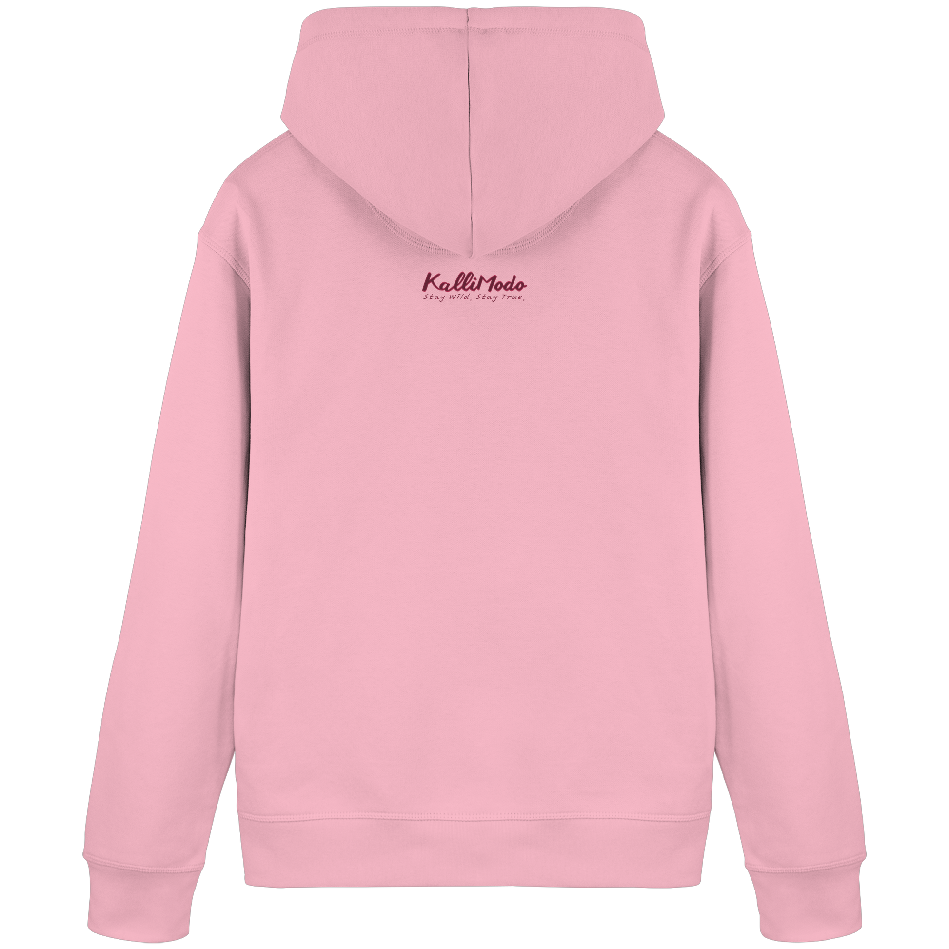Organic Basic Hoodie Kallis "Rose Beast" (Frontprint) - Organic Basic Hoodie