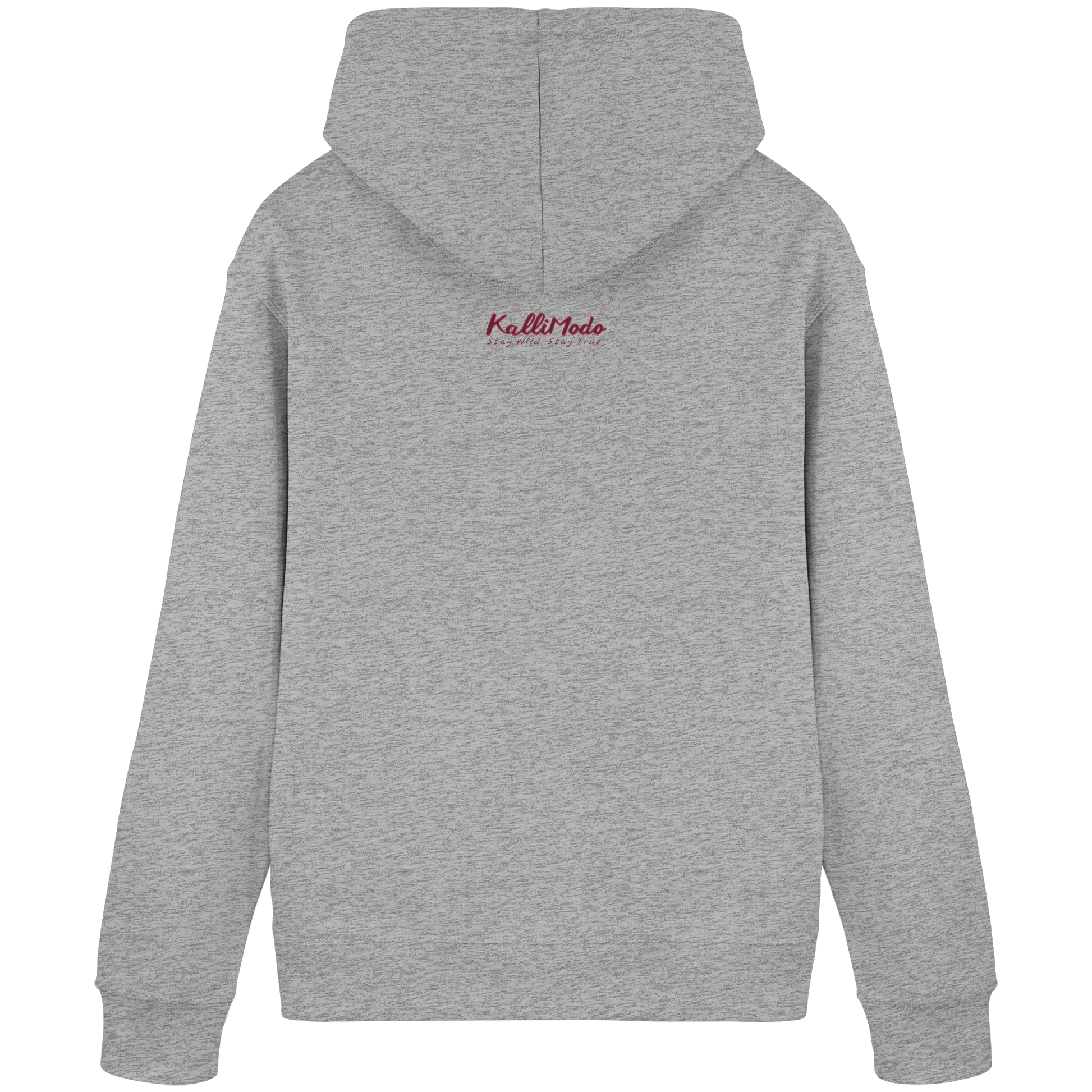 Organic Basic Hoodie Kallis "Rose Beast" (Frontprint) - Organic Basic Hoodie