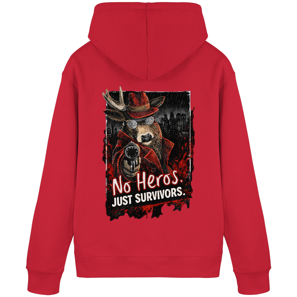 Organic Hoodie - Kalli Brother2 "Just Heros. Just Survivors."