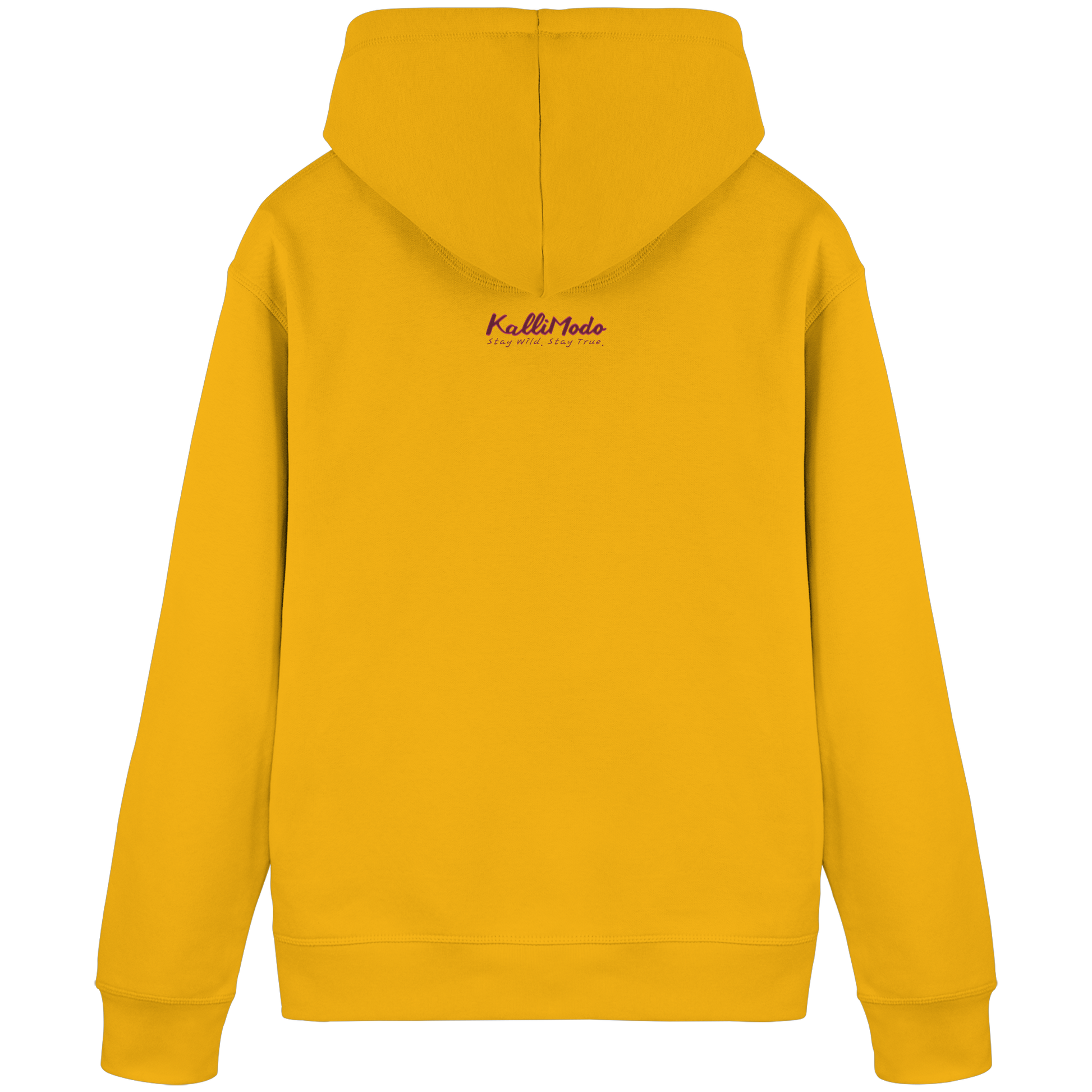 Organic Basic Hoodie Kallis "Rose Beast" (Frontprint) - Organic Basic Hoodie