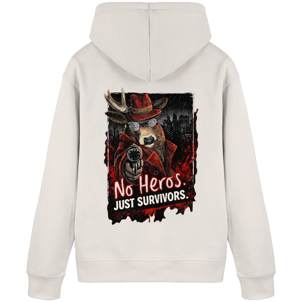 Organic Hoodie - Kalli Brother2 "Just Heros. Just Survivors."