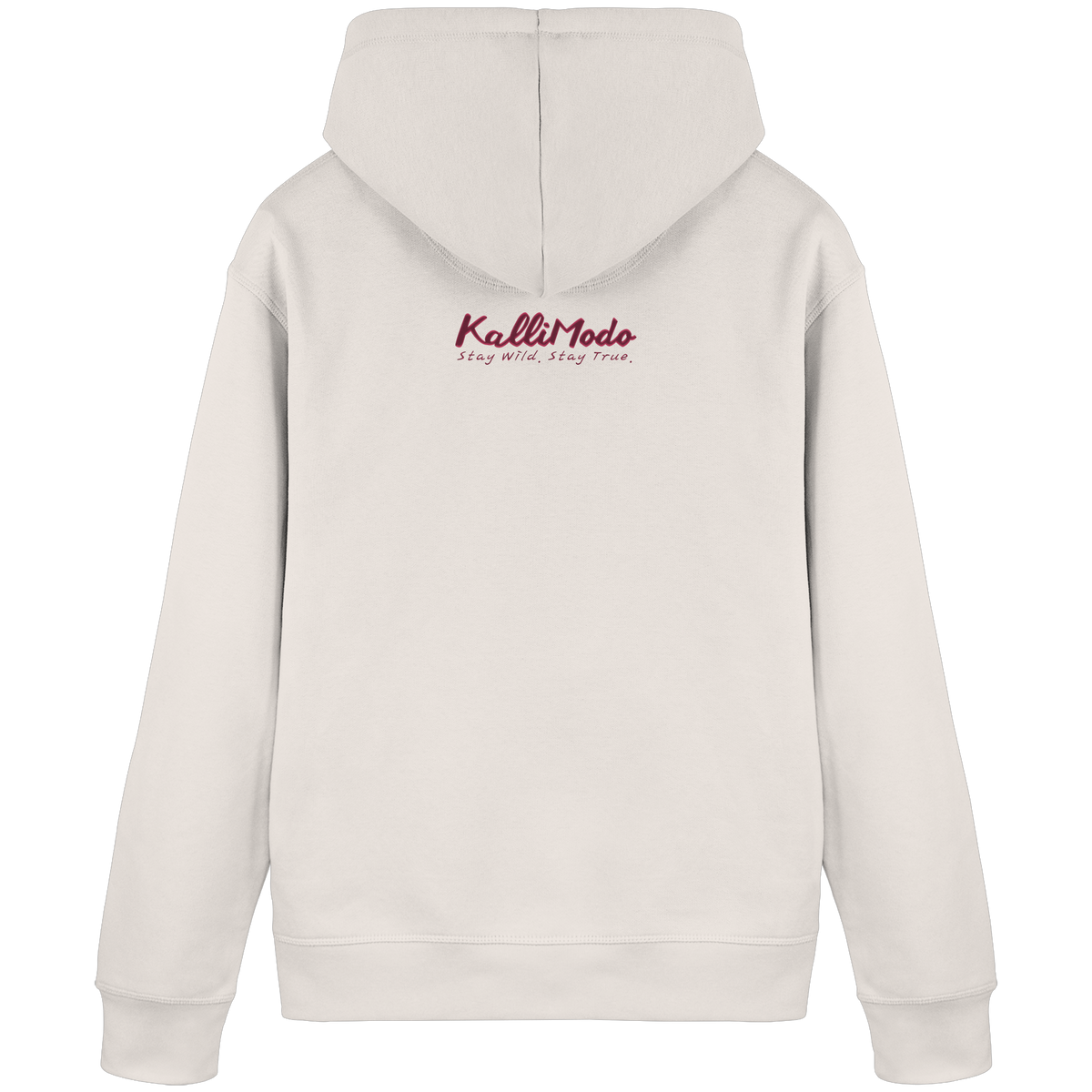 Organic Basic Hoodie Kallis "Rose Beast" Frontprint - Organic Basic Hoodie