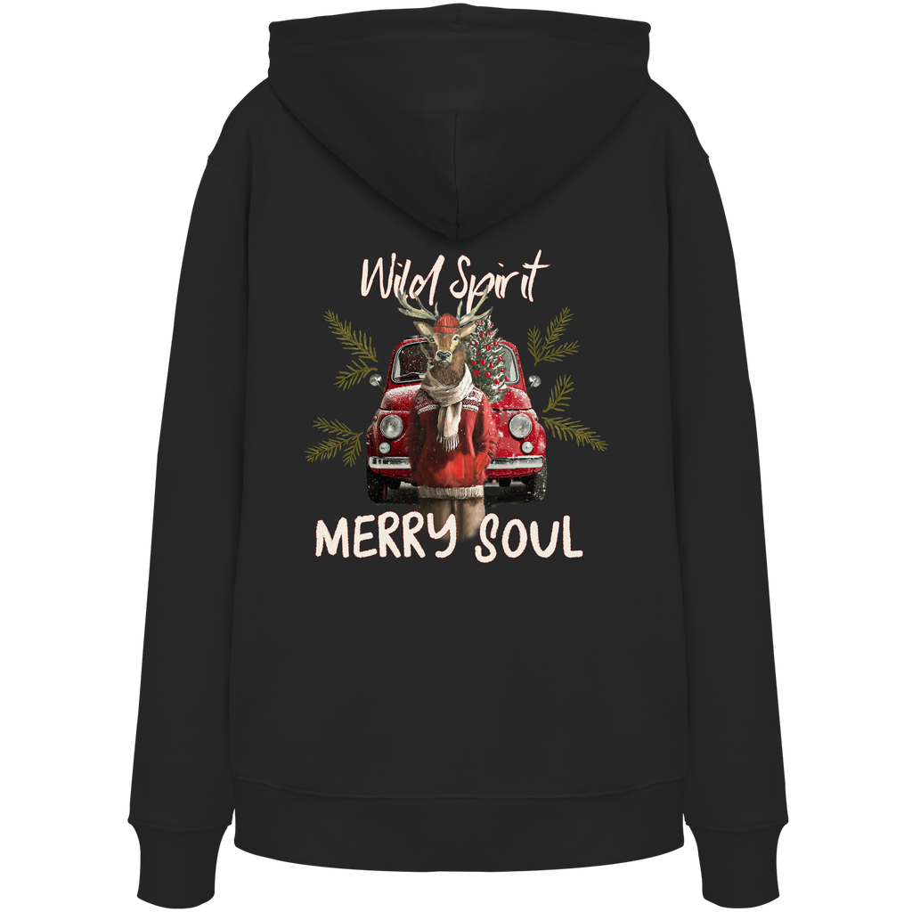 Kalli Red X-Mas Organic Hoodie -Hoodie - Organic Hoodie