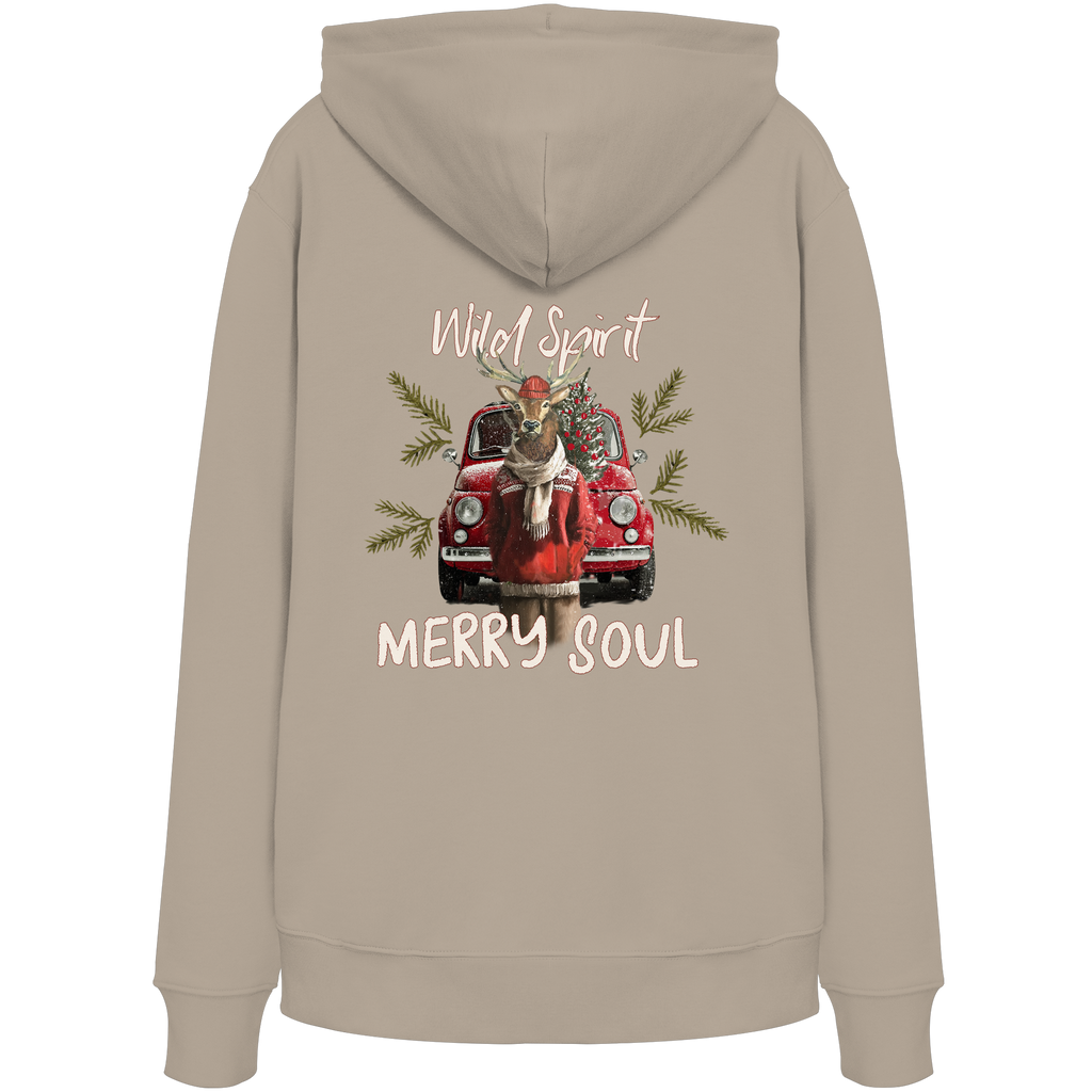 Kalli Red X-Mas Organic Hoodie -Hoodie - Organic Hoodie