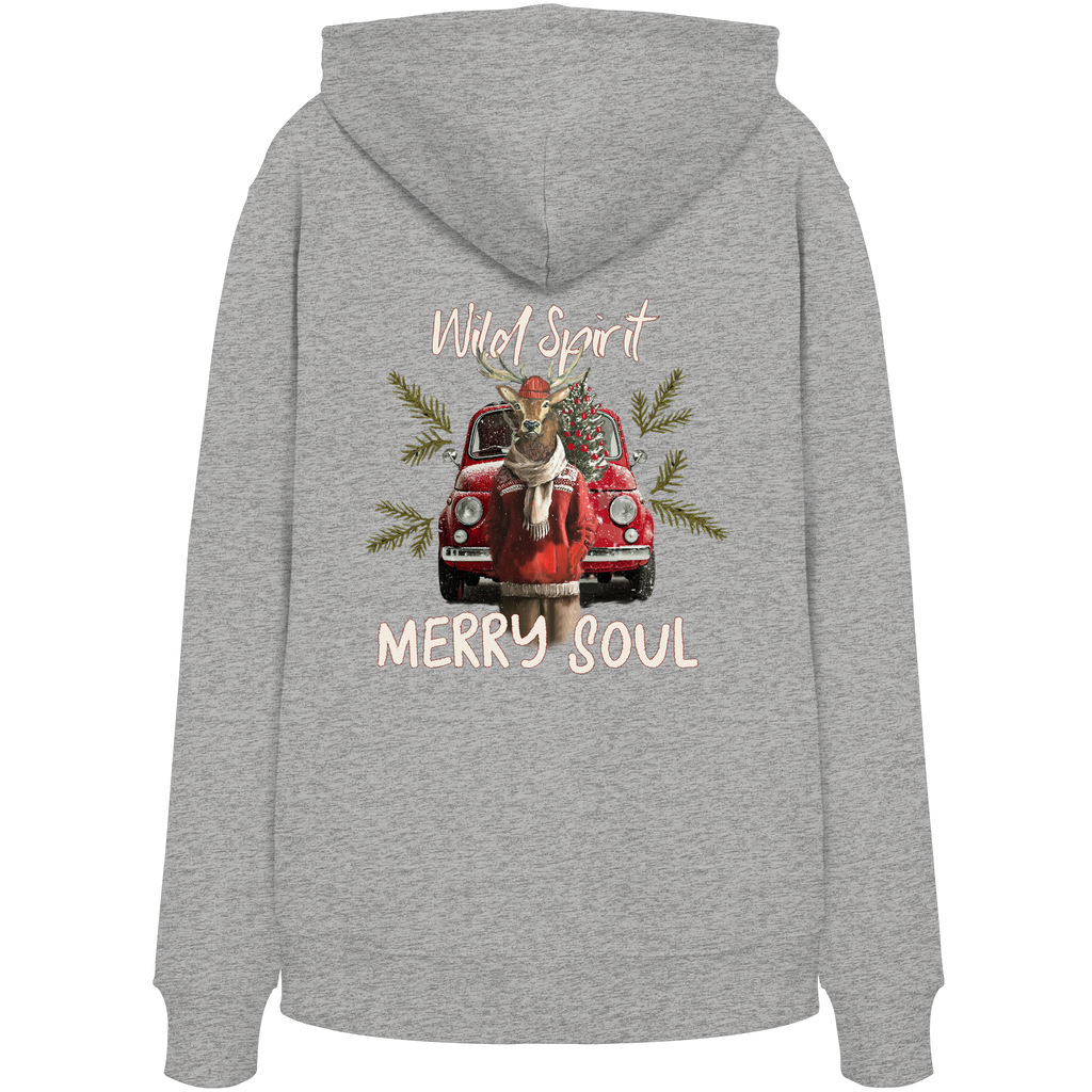 Kalli Red X-Mas Organic Hoodie -Hoodie - Organic Hoodie